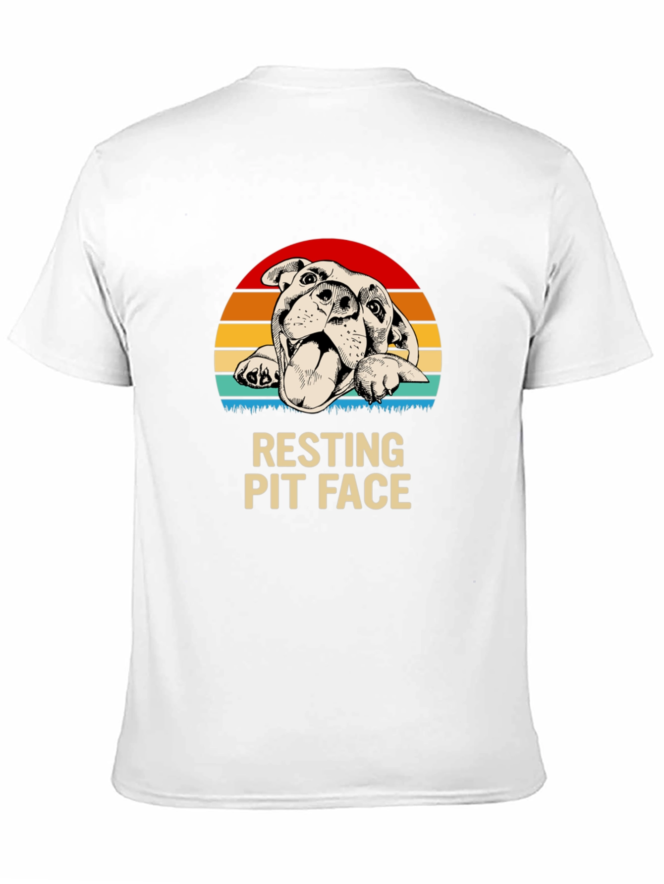 Black Resting Pit Face Graphic Tee view 11