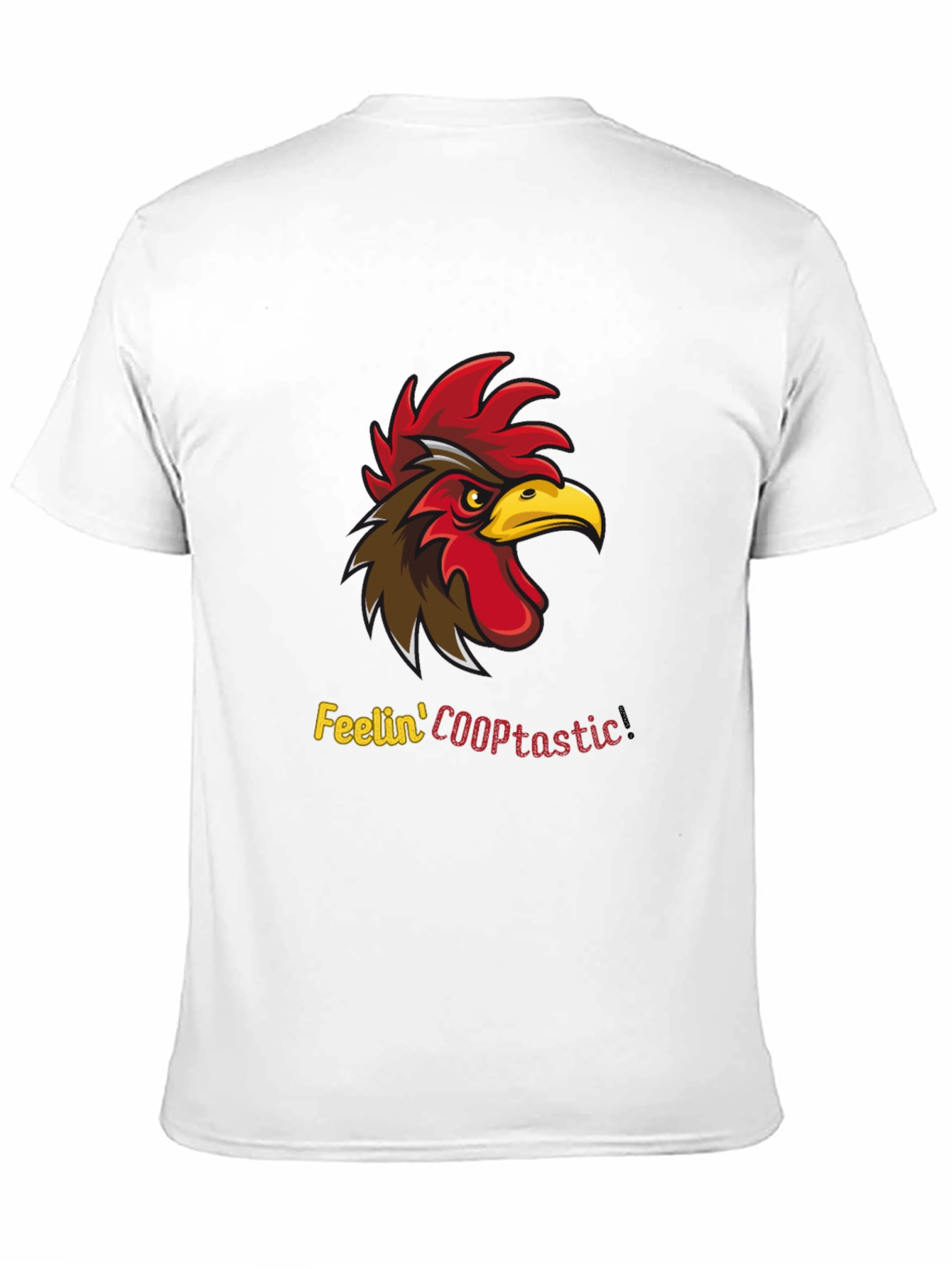 Black Feelin' COOPtastic Rooster Graphic T-Shirt view 11