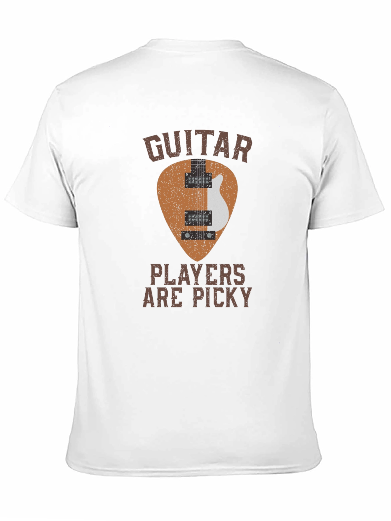 Black Guitar Players Picky T-Shirt - Music Lover Tee view 11