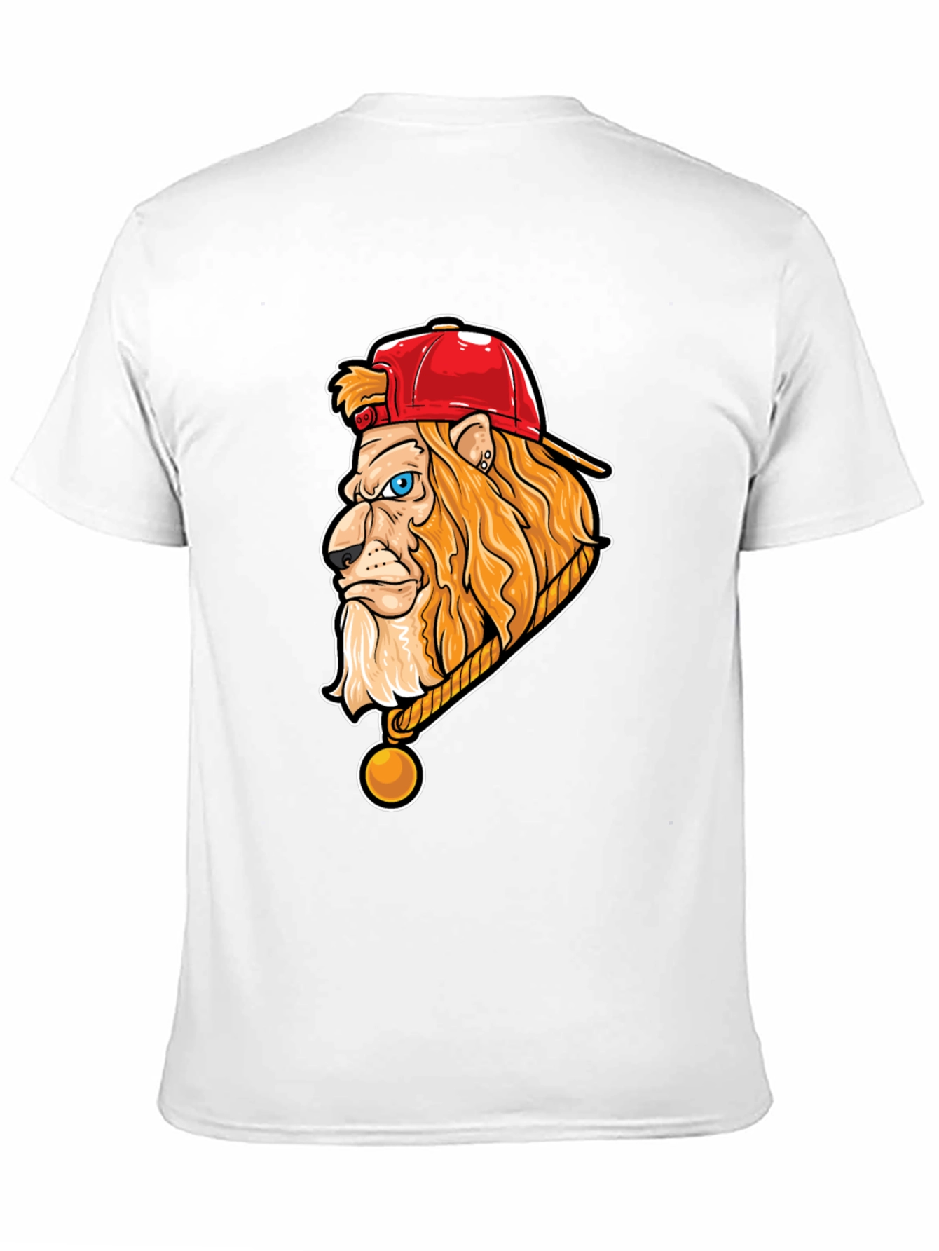 Black Lion Head Graphic Tee - Cool Streetwear Style view 11