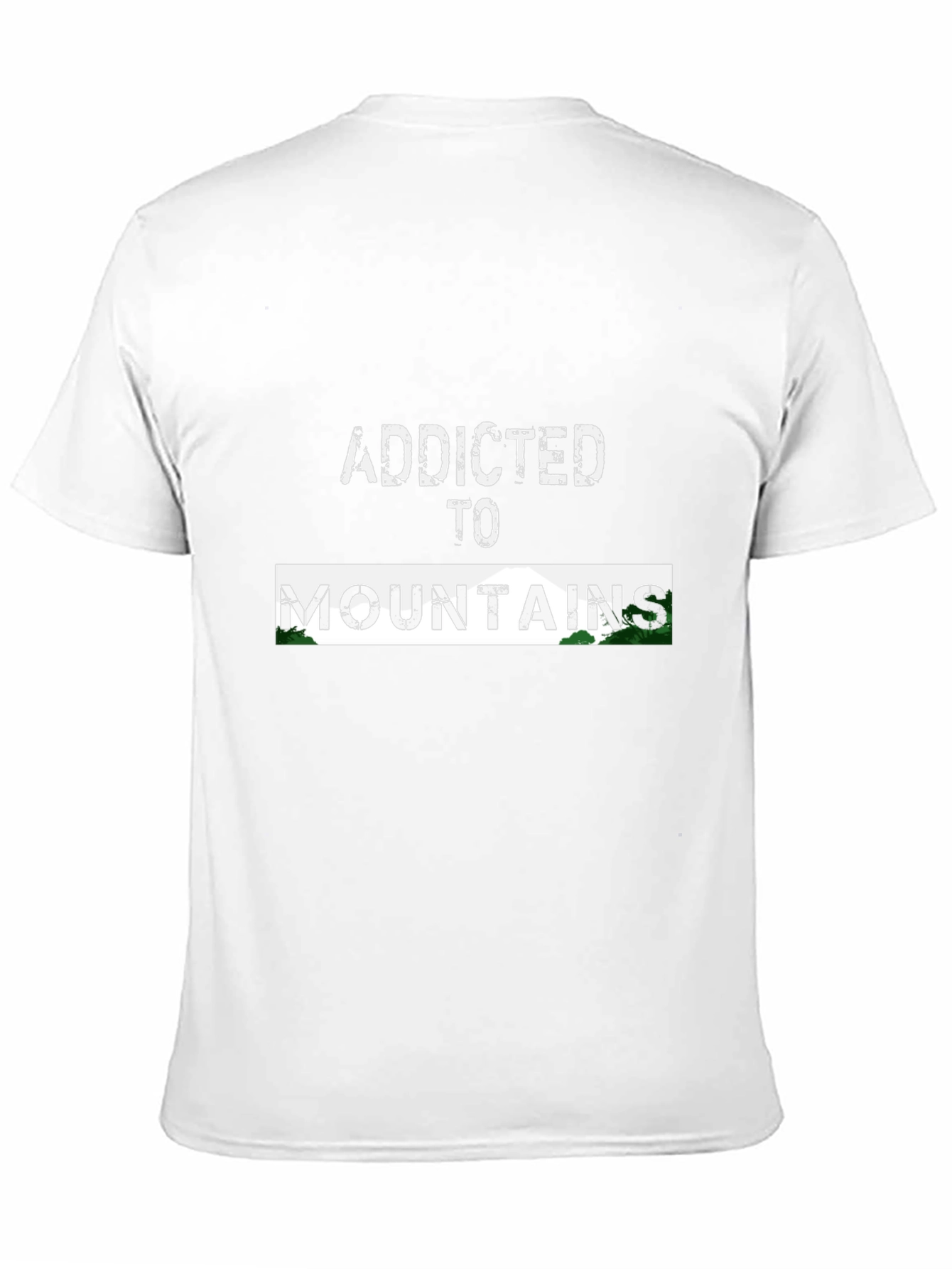 Black Addicted to Mountains Graphic Tee - Black view 11