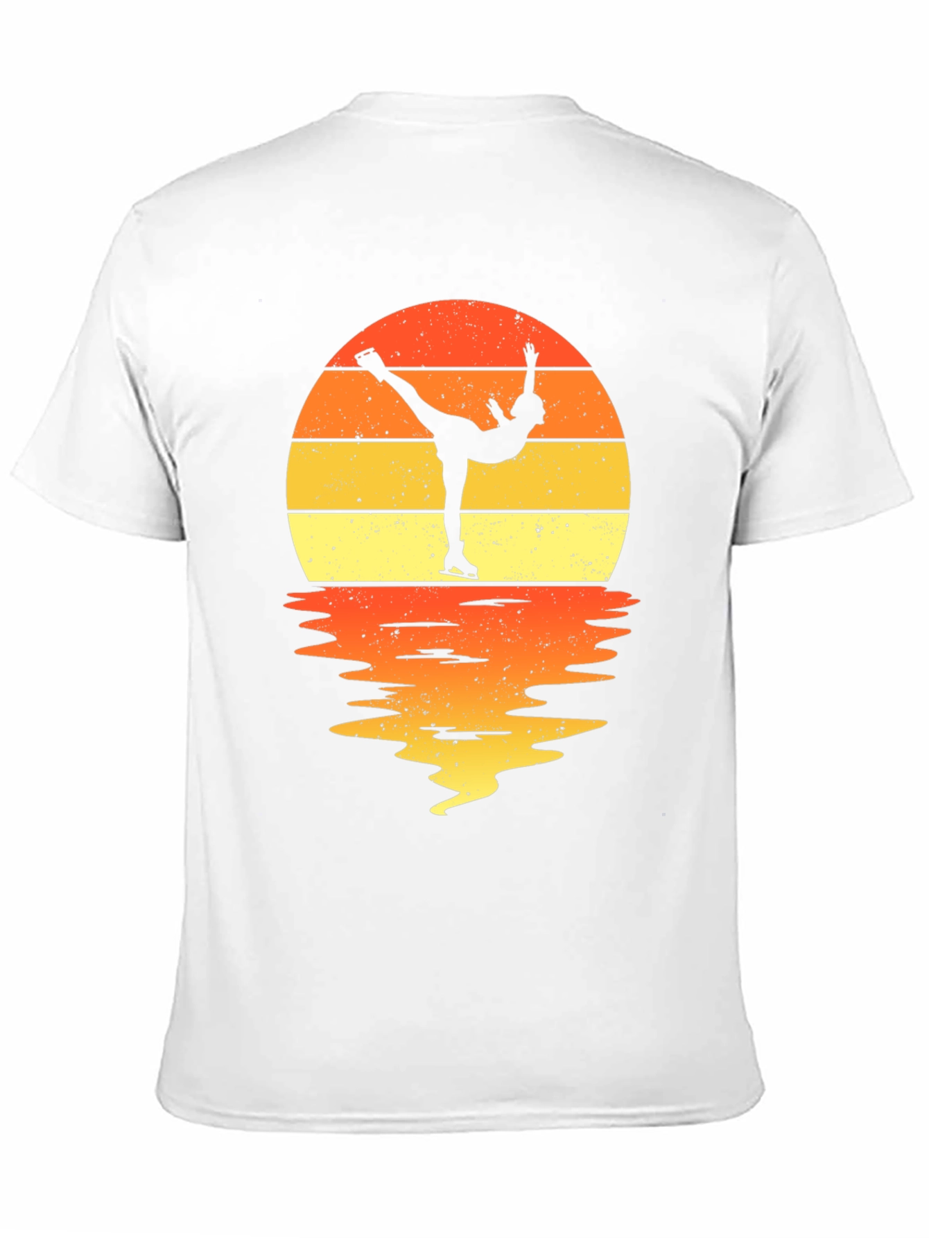 Black Figure Skater Sunset Graphic Tee view 11