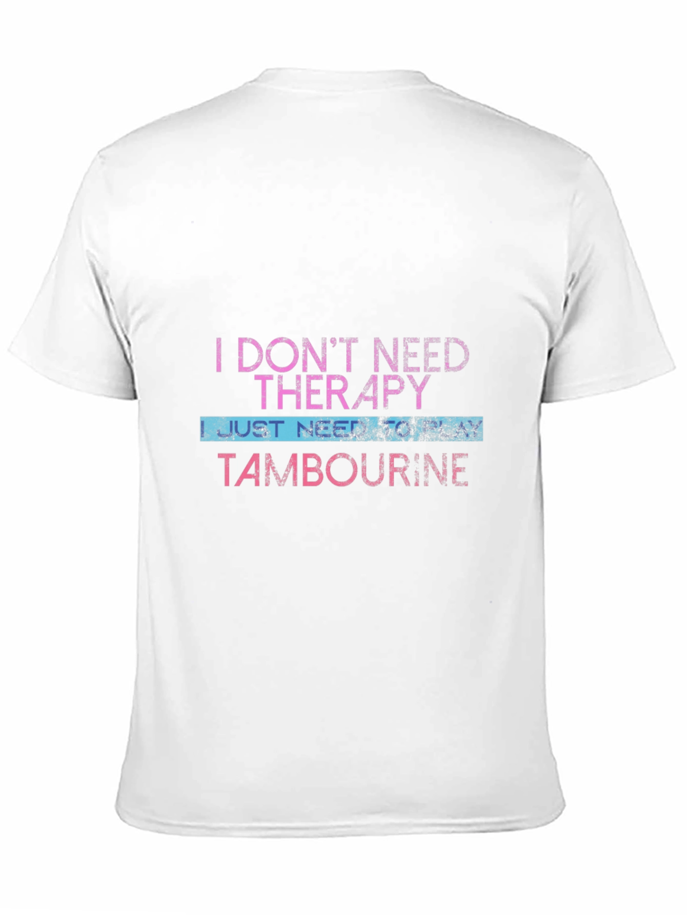Black Therapy? No, Tambourine! Graphic Tee view 11