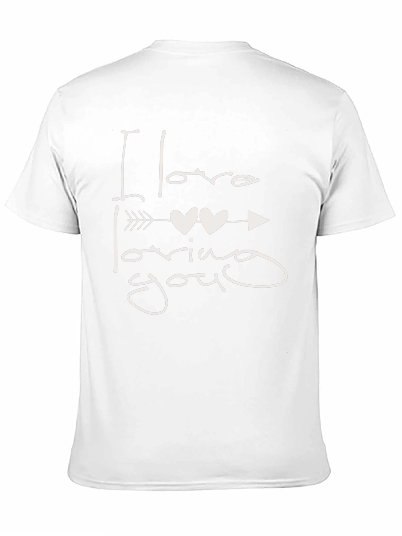 Black I Love Loving You Black T-Shirt view 11