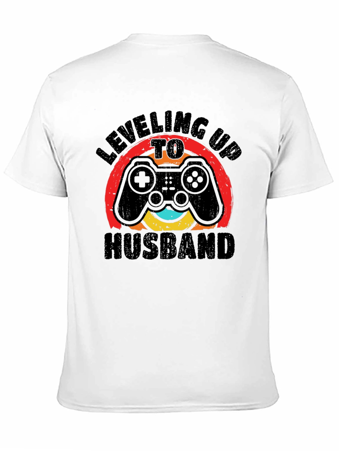 Black Leveling Up to Husband Gamer T-Shirt view 11