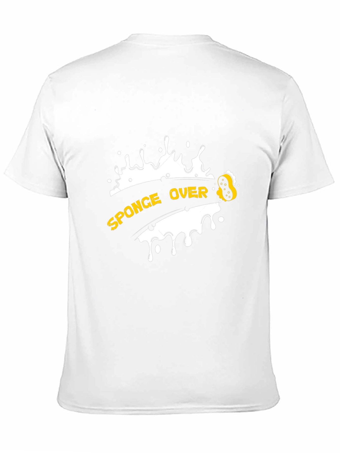 Black Sponge Over Novelty T-Shirt - Black Casual Tee view 11