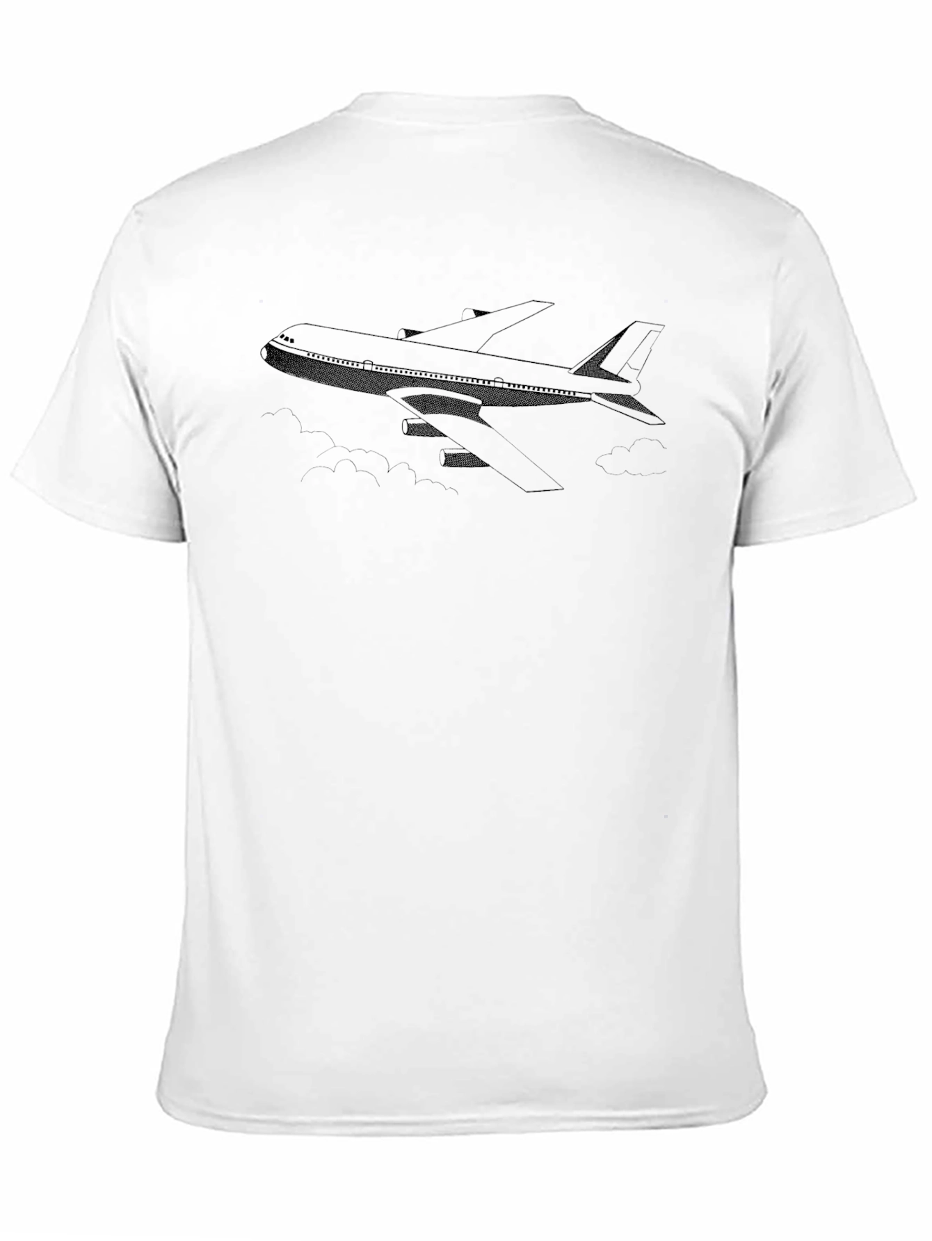 Black Airplane Graphic T-Shirt - Aviation Design view 11