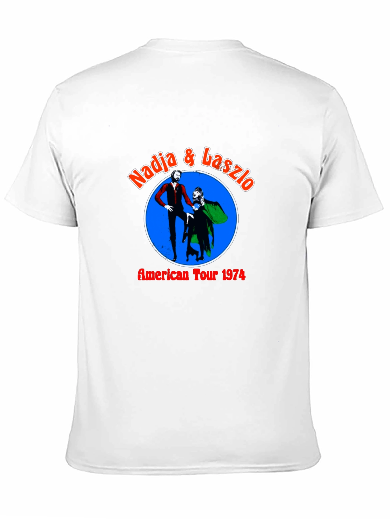 Black Nadja & Laszlo American Tour 1974 Black T-Shirt view 11