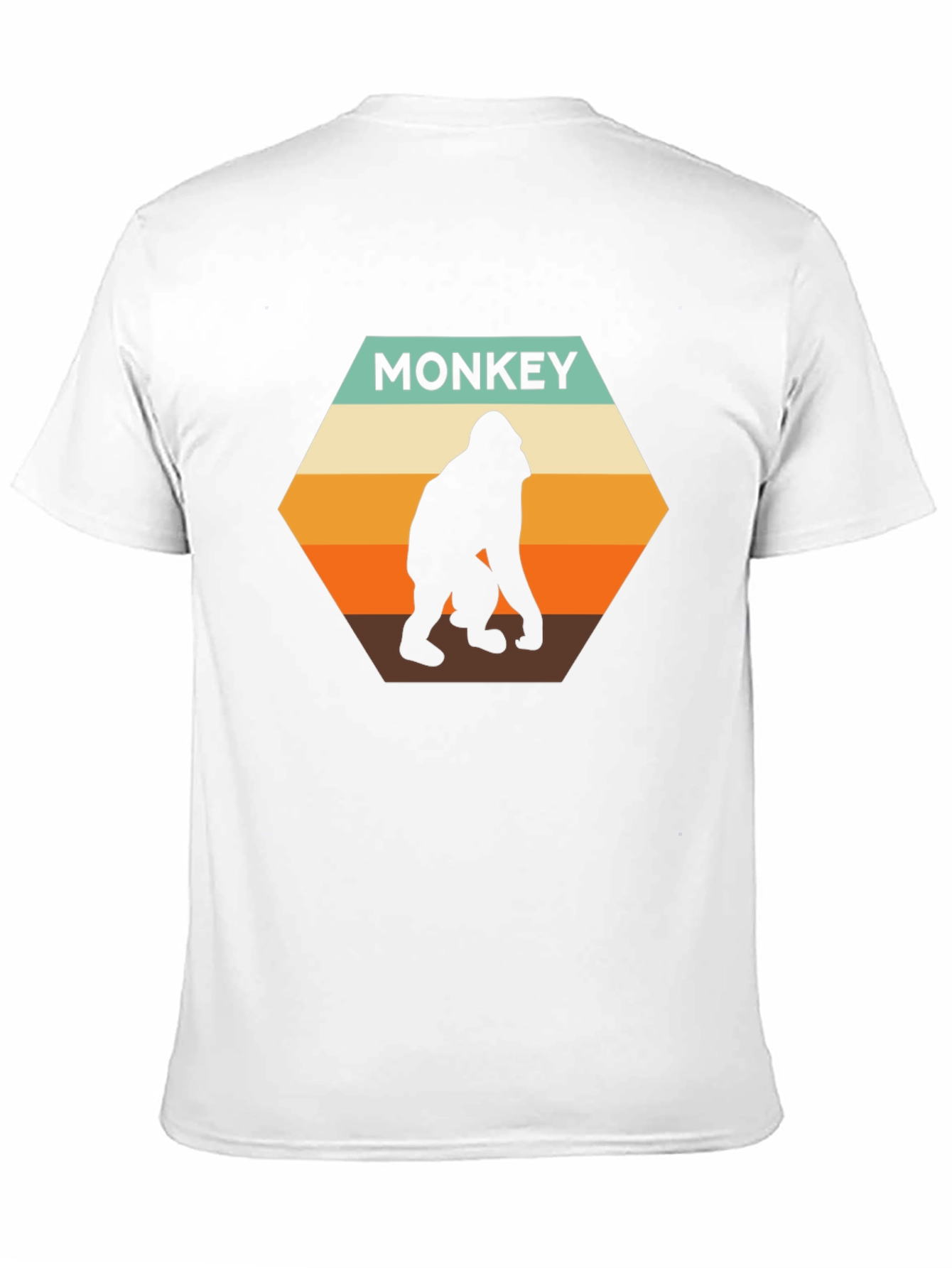 Black Retro Monkey T-Shirt - Vintage Ape Graphic Tee view 11