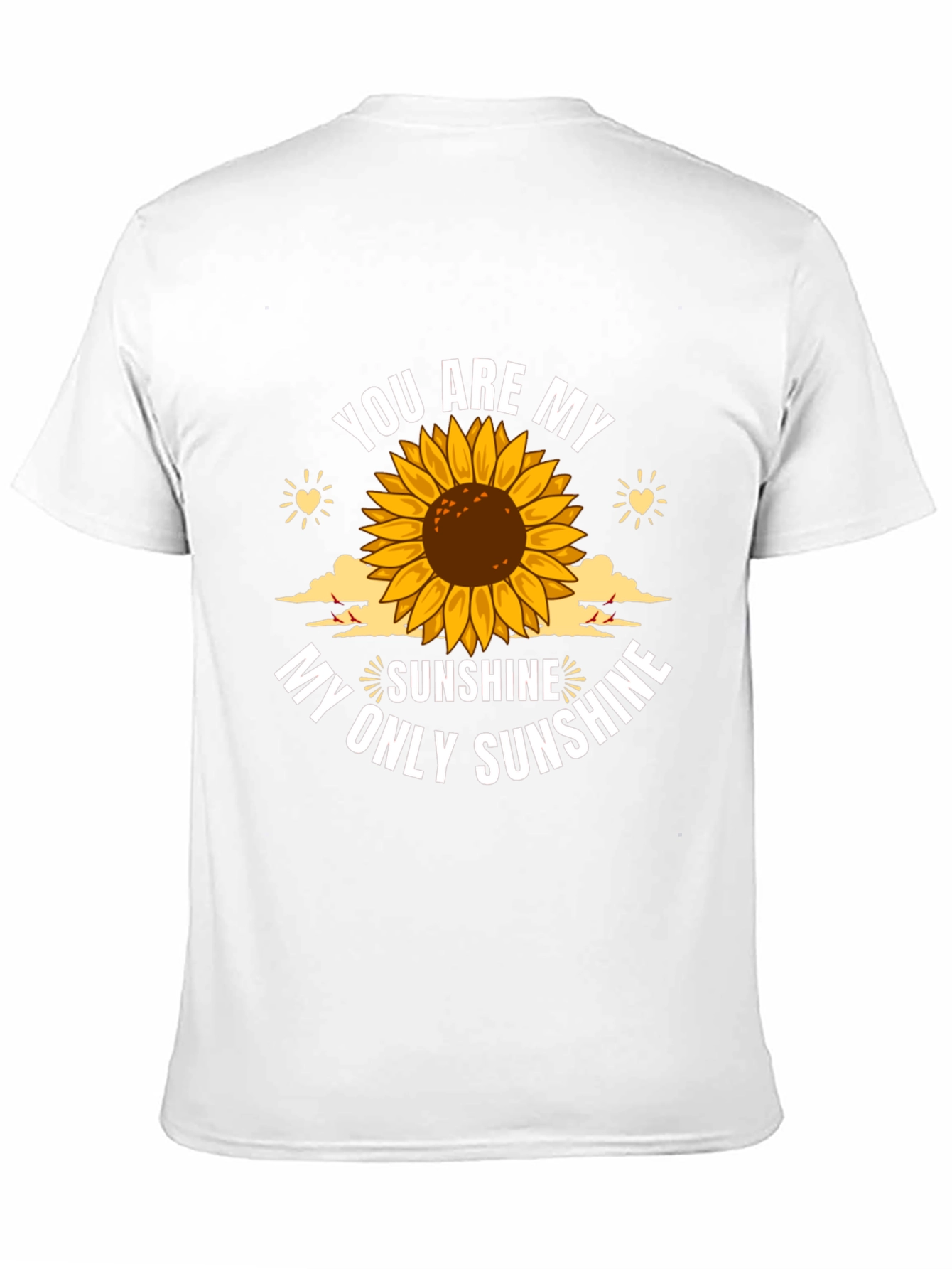 Black You Are My Sunshine Sunflower Graphic T-Shirt view 11