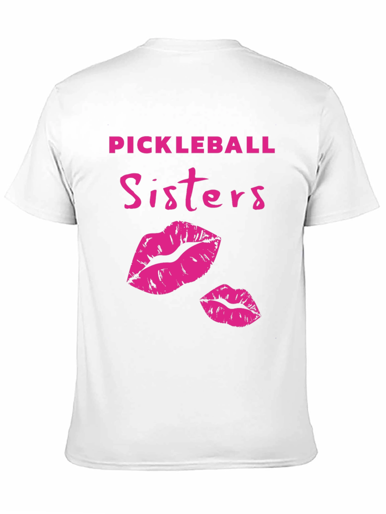Black Pickleball Sisters Graphic T-Shirt view 11
