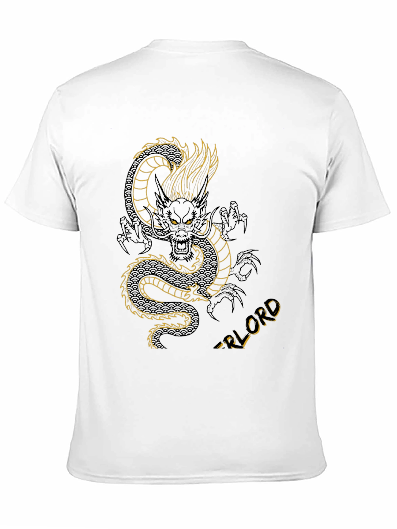 Black Dragon Lord Black T-Shirt view 11