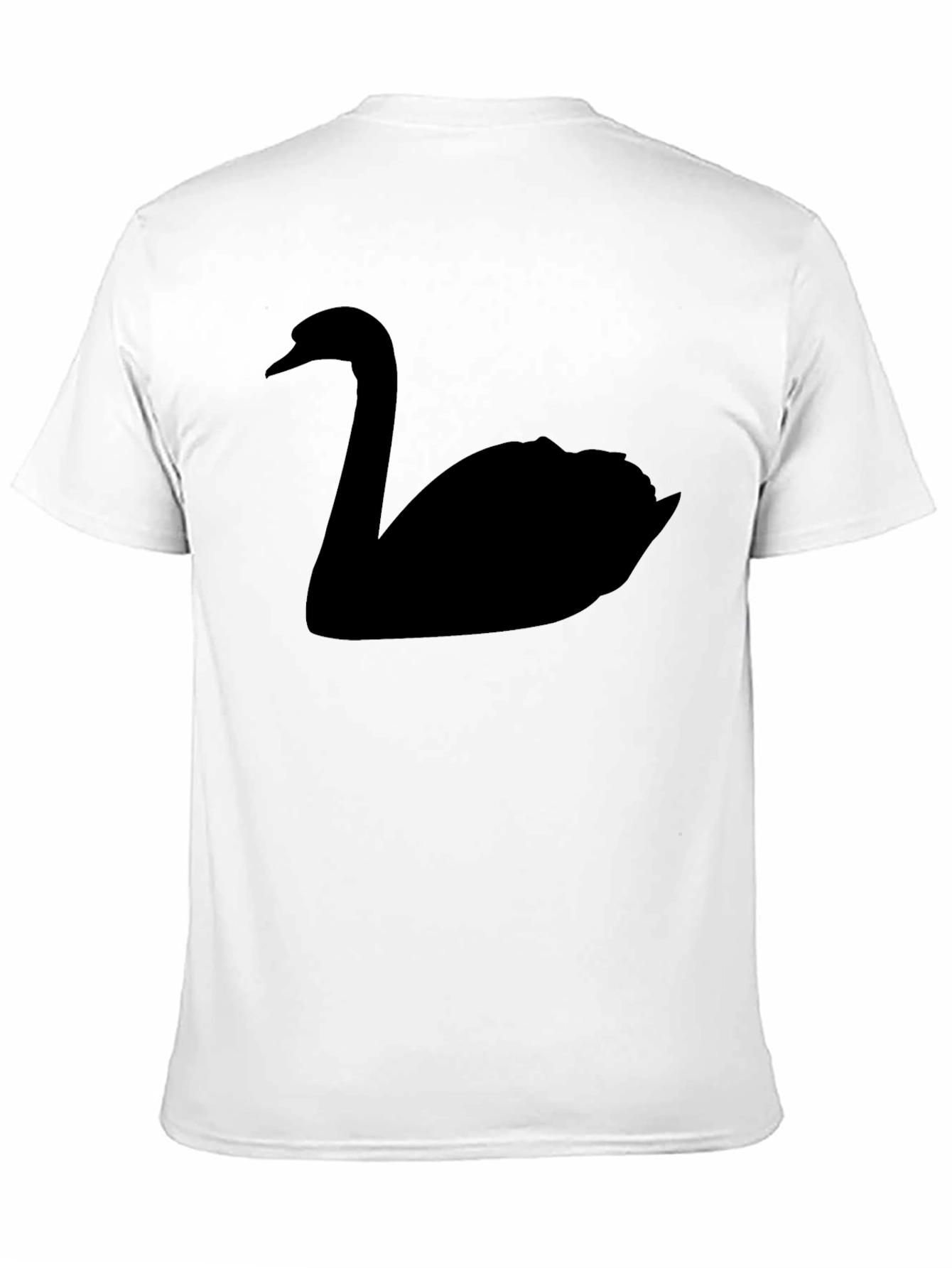 Black Black Swan Graphic T-Shirt - Unique Animal Design view 11