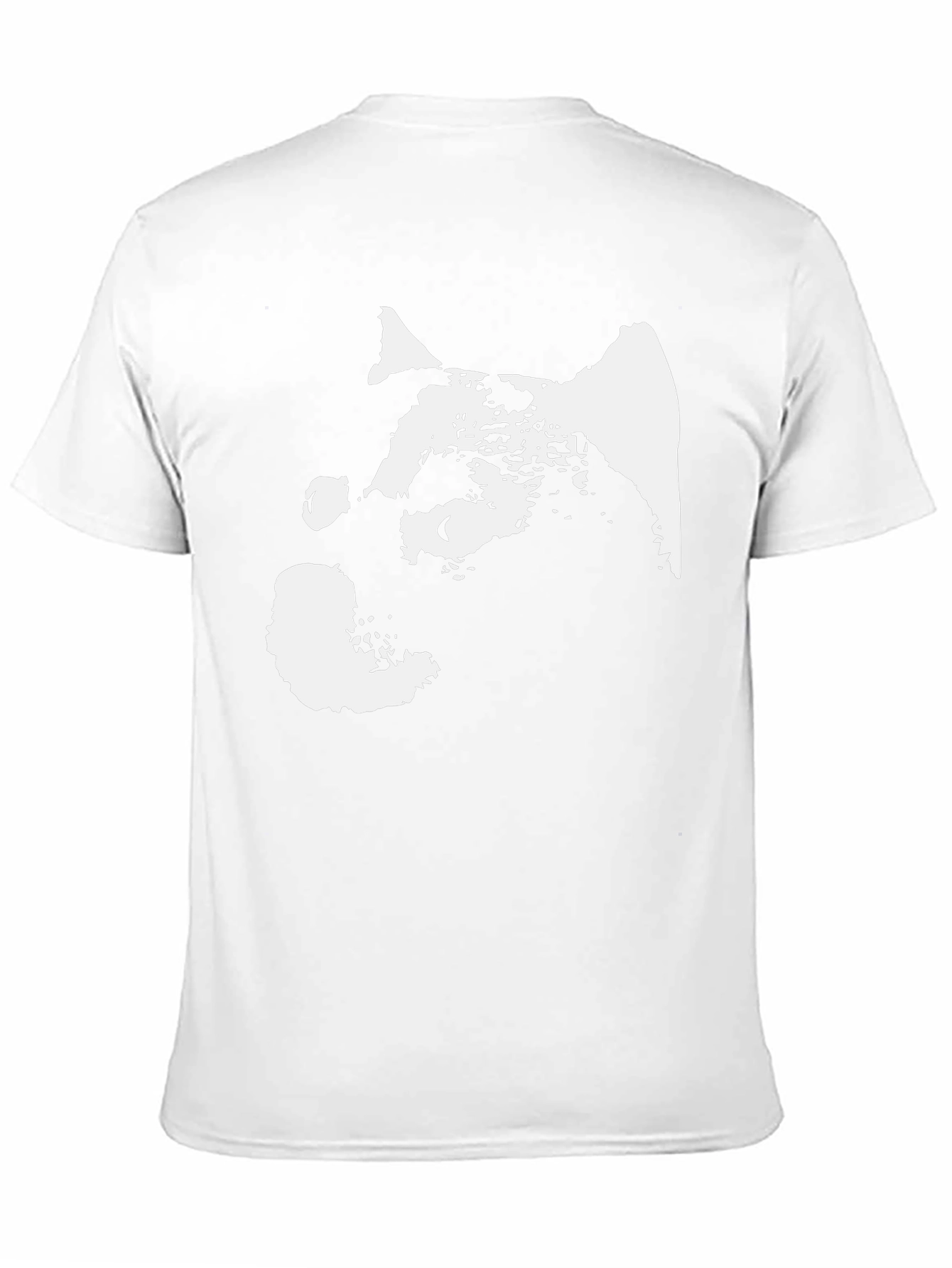 Black Abstract Dog Graphic Black T-Shirt view 11