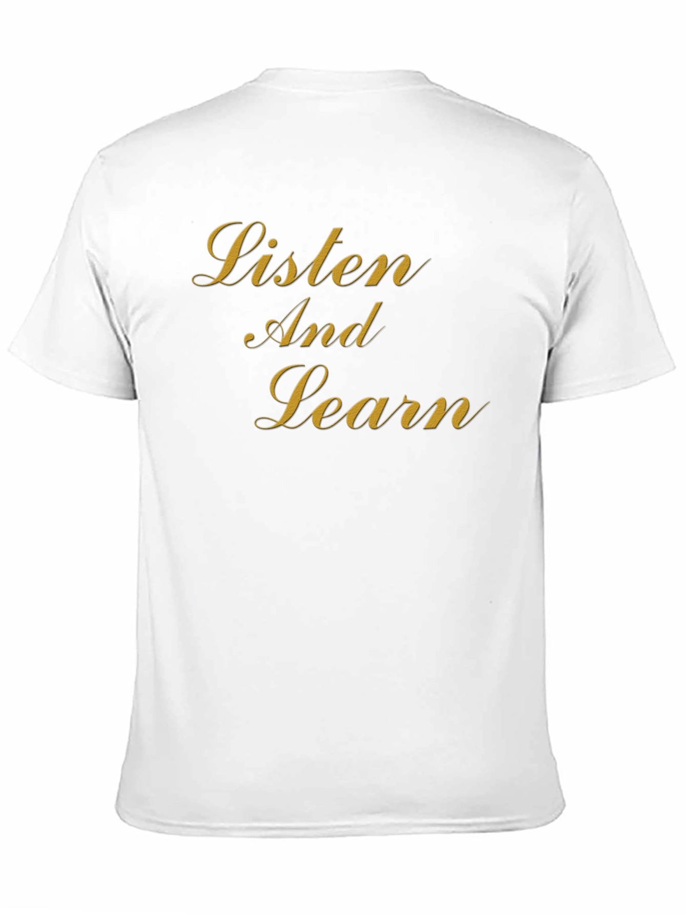 Black Listen and Learn Graphic Tee - Trendy Casual Style view 11
