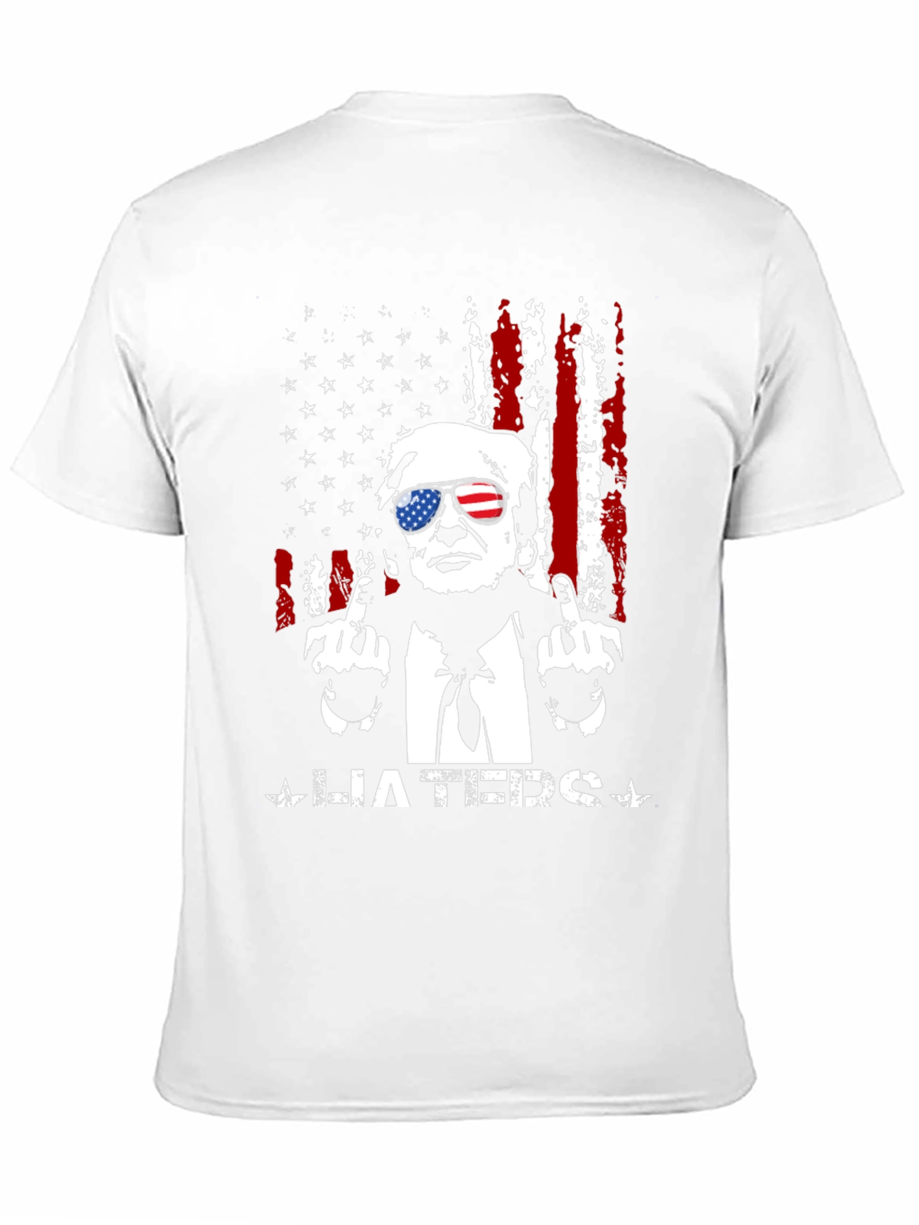 Black Trump Haters Graphic T-Shirt - Patriotic Design view 11