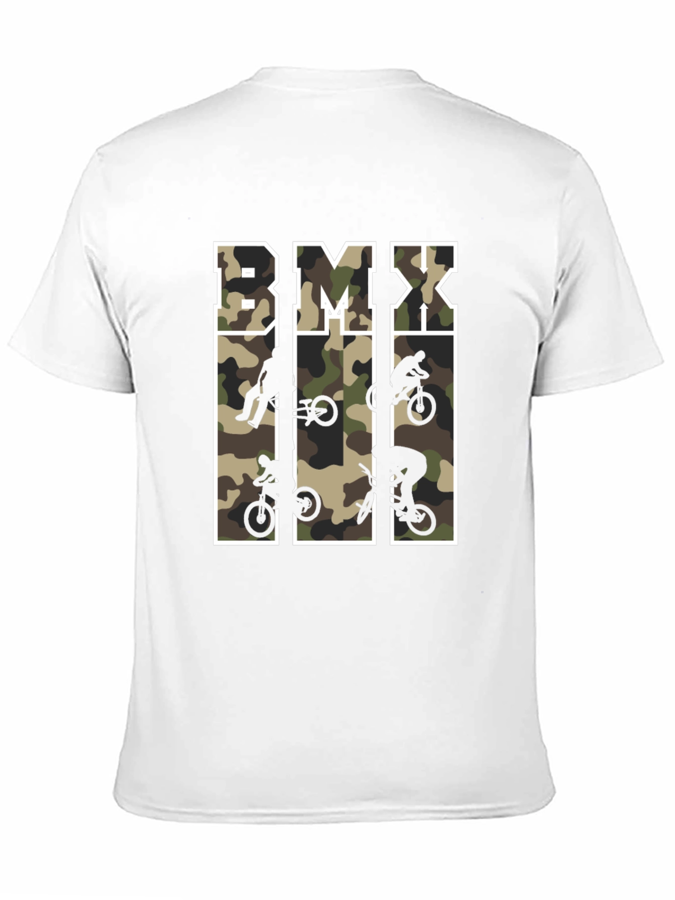 Black BMX Camo Graphic T-Shirt view 11