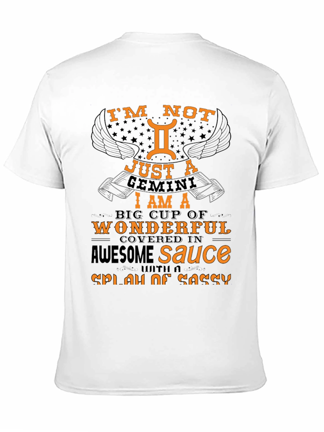 I'm Not Just A Gemini Black T-Shirt - 11