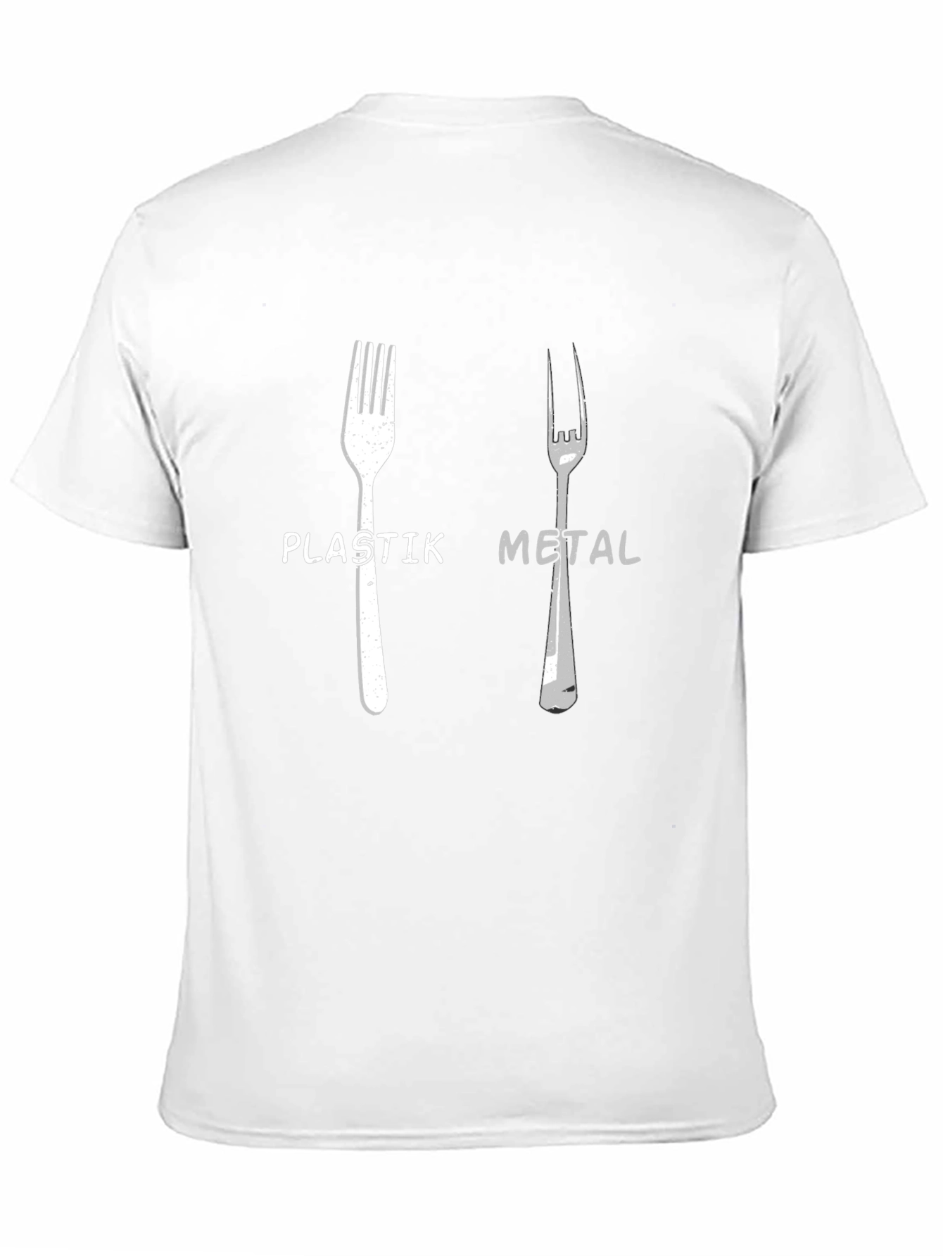 Black Plastik Metal T-Shirt - Humorous Graphic Tee view 11