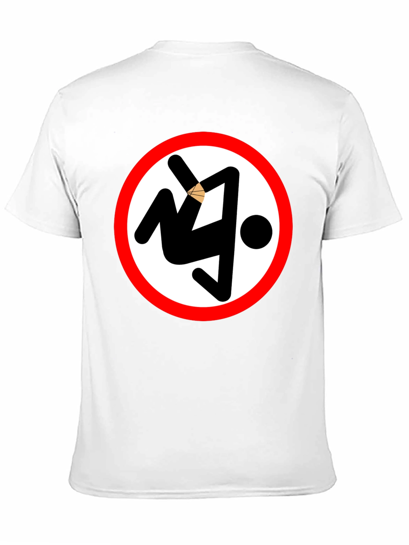 Black Anti-Woke T-Shirt: Gravity Defiance Symbol view 11