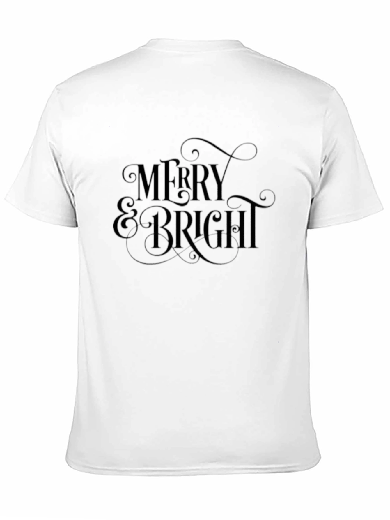 Black Merry & Bright Graphic T-Shirt - Holiday Season view 11