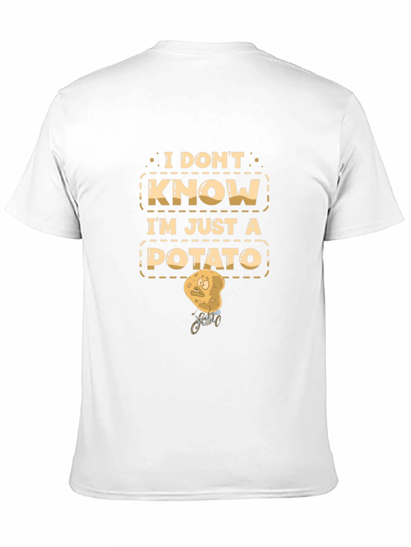 Black I'm Just a Potato Graphic T-Shirt view 11