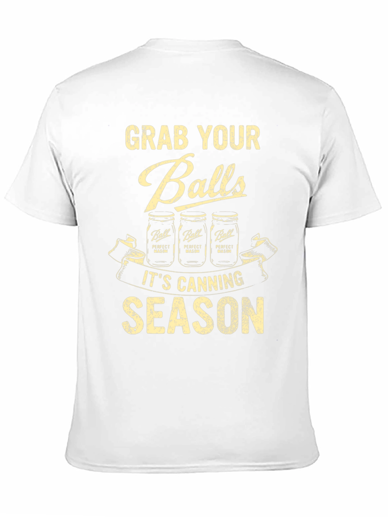 Black Grab Your Balls Canning Season Graphic Tee view 11