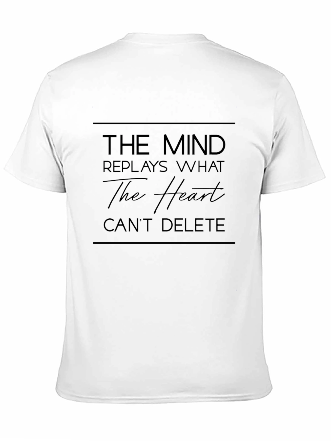 Black The Mind Replays T-Shirt view 11
