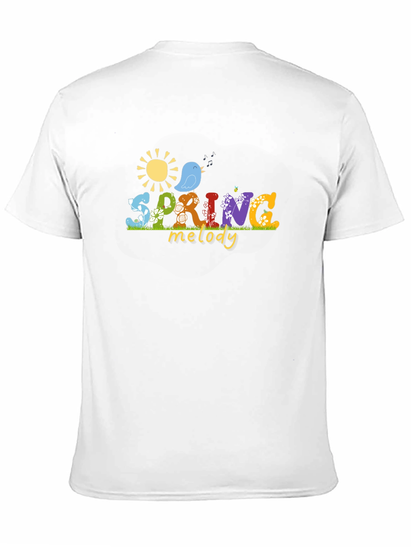 Black Spring Melody Graphic Tee view 11