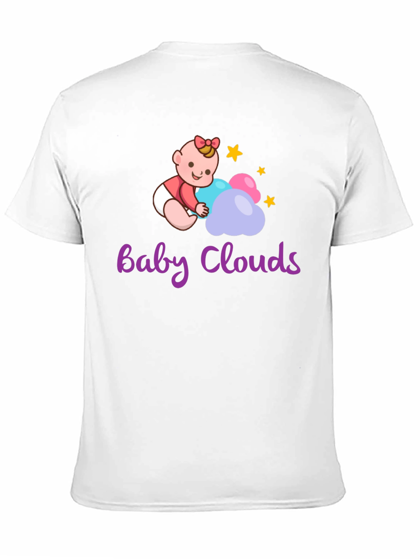 Baby Clouds Graphic T-Shirt - Cute Infant Design - 11