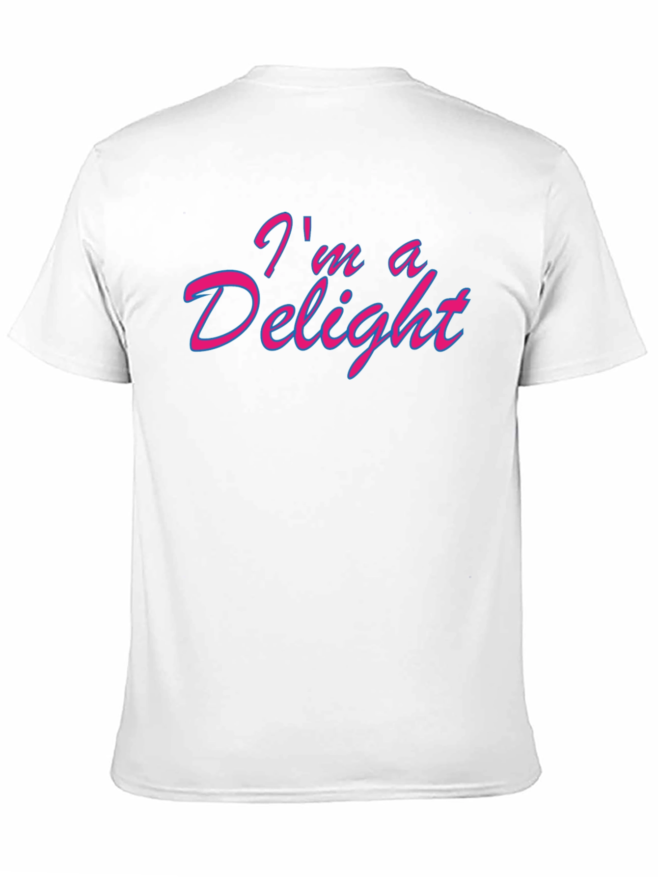 Black I'm a Delight Graphic T-Shirt - Funny & Stylish view 11