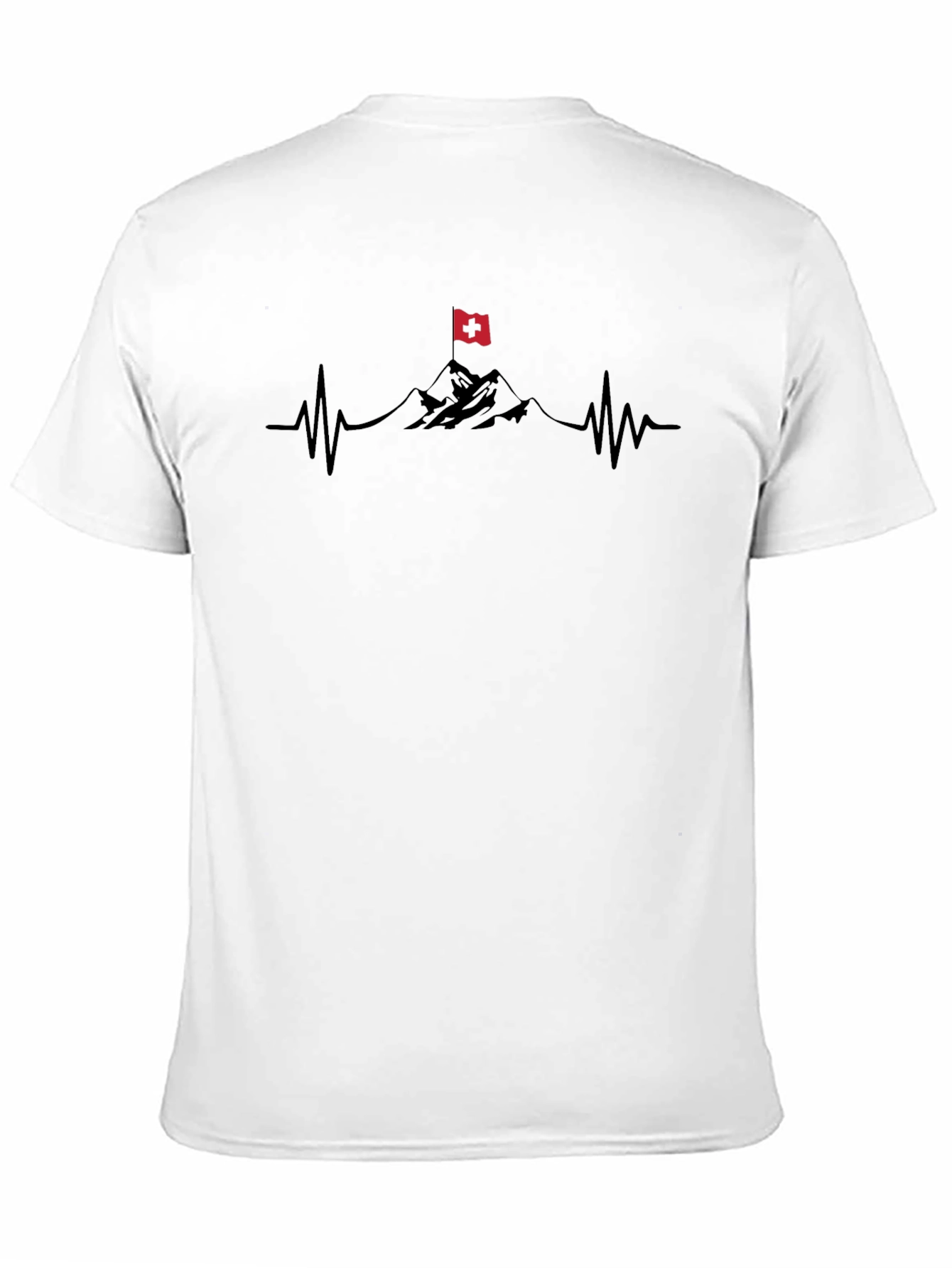 Black Mountain Heartbeat T-Shirt - Black view 11
