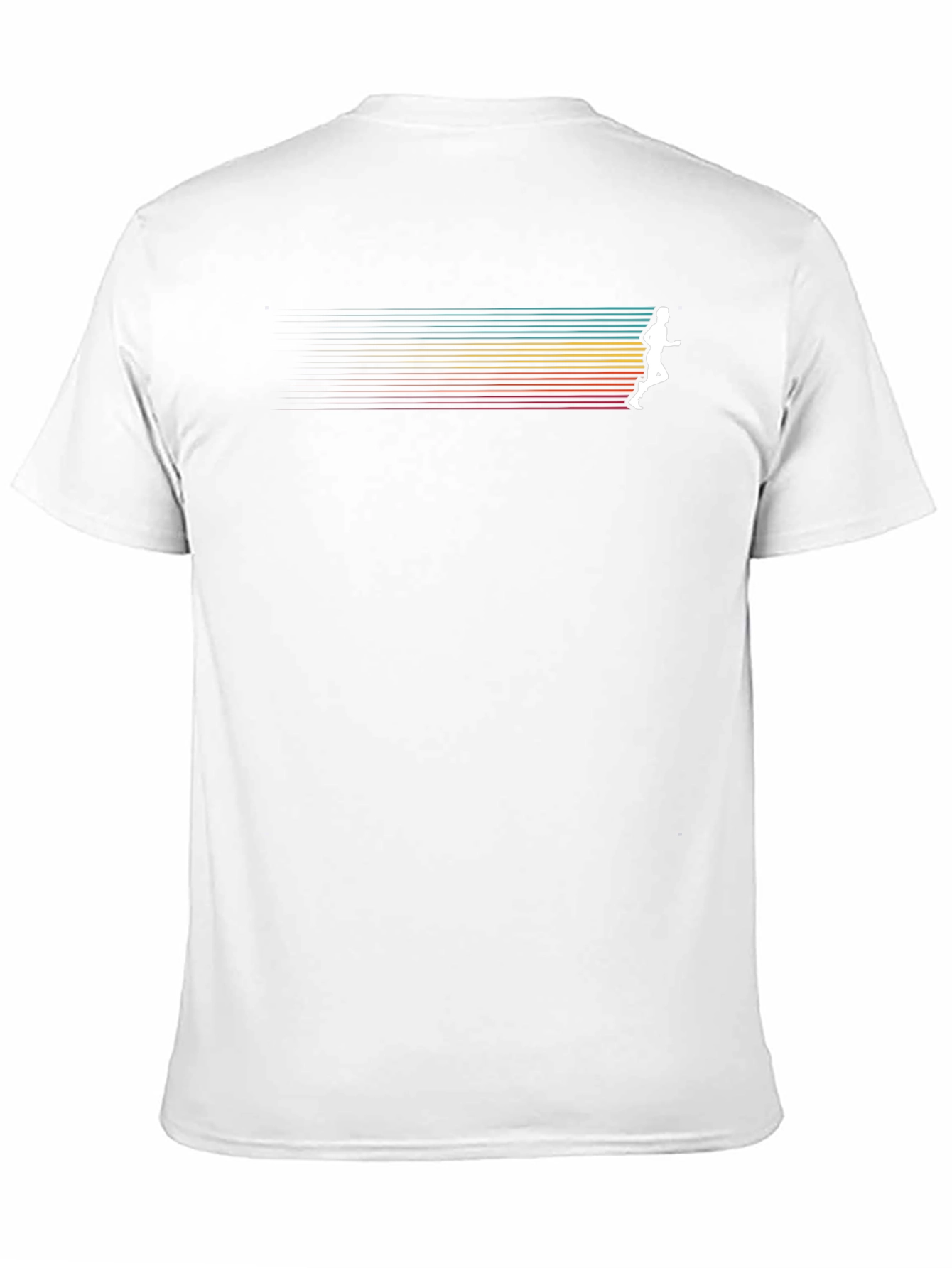 Black Retro Runner Graphic T-Shirt view 11