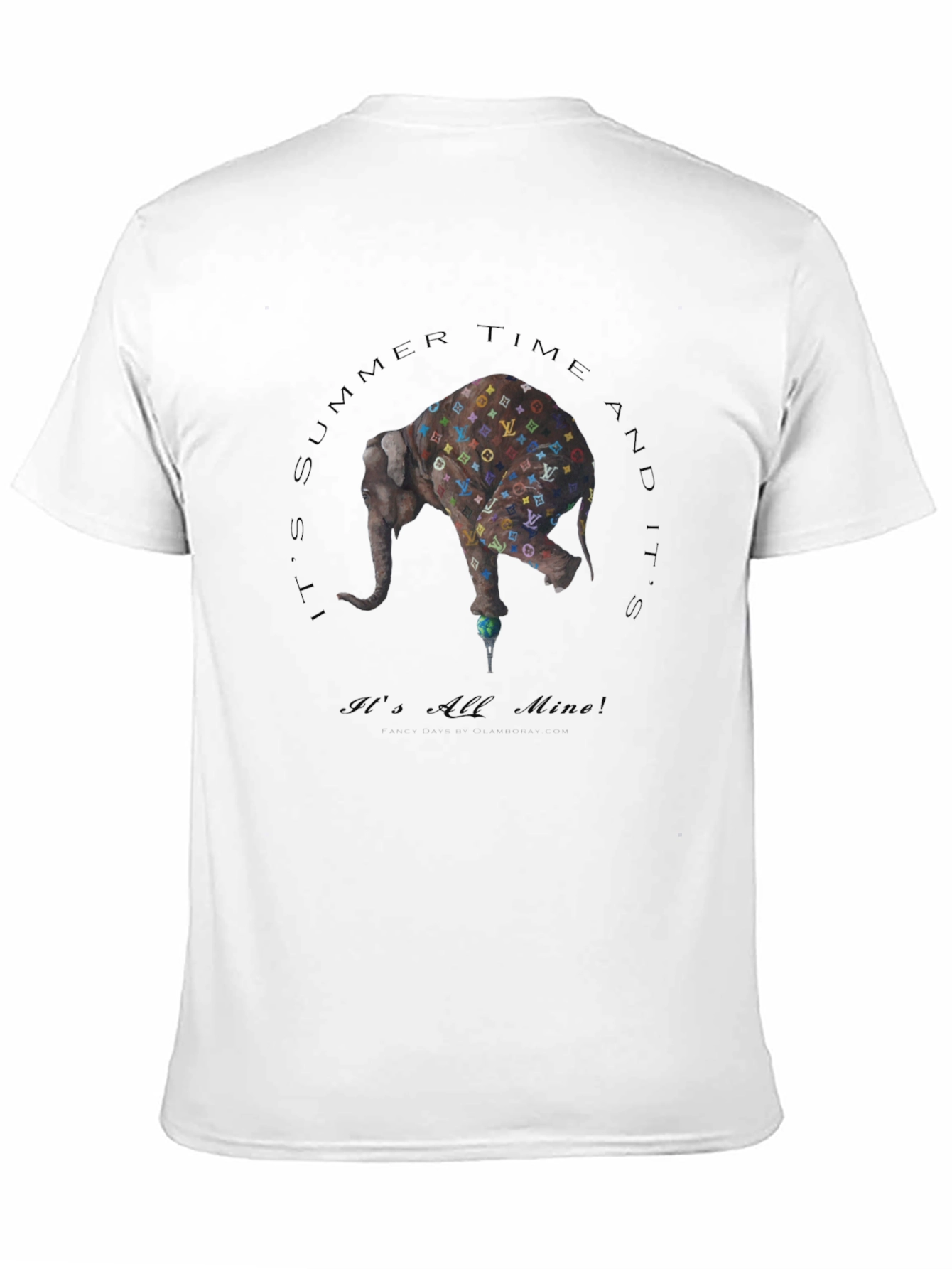 Black Elephant "It's All Mine" Graphic T-Shirt view 11