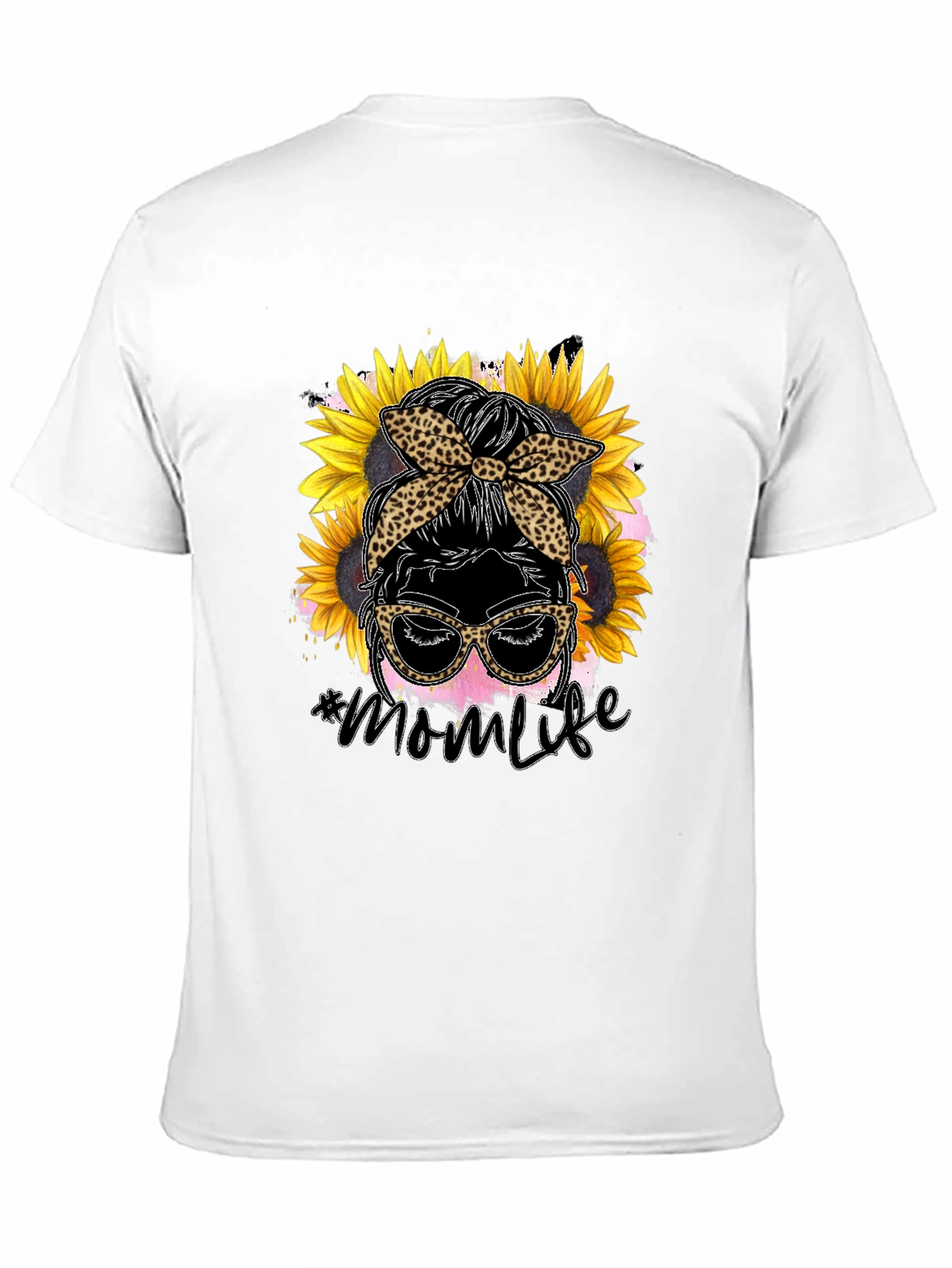Black Mom Life Sunflower Graphic Tee view 11