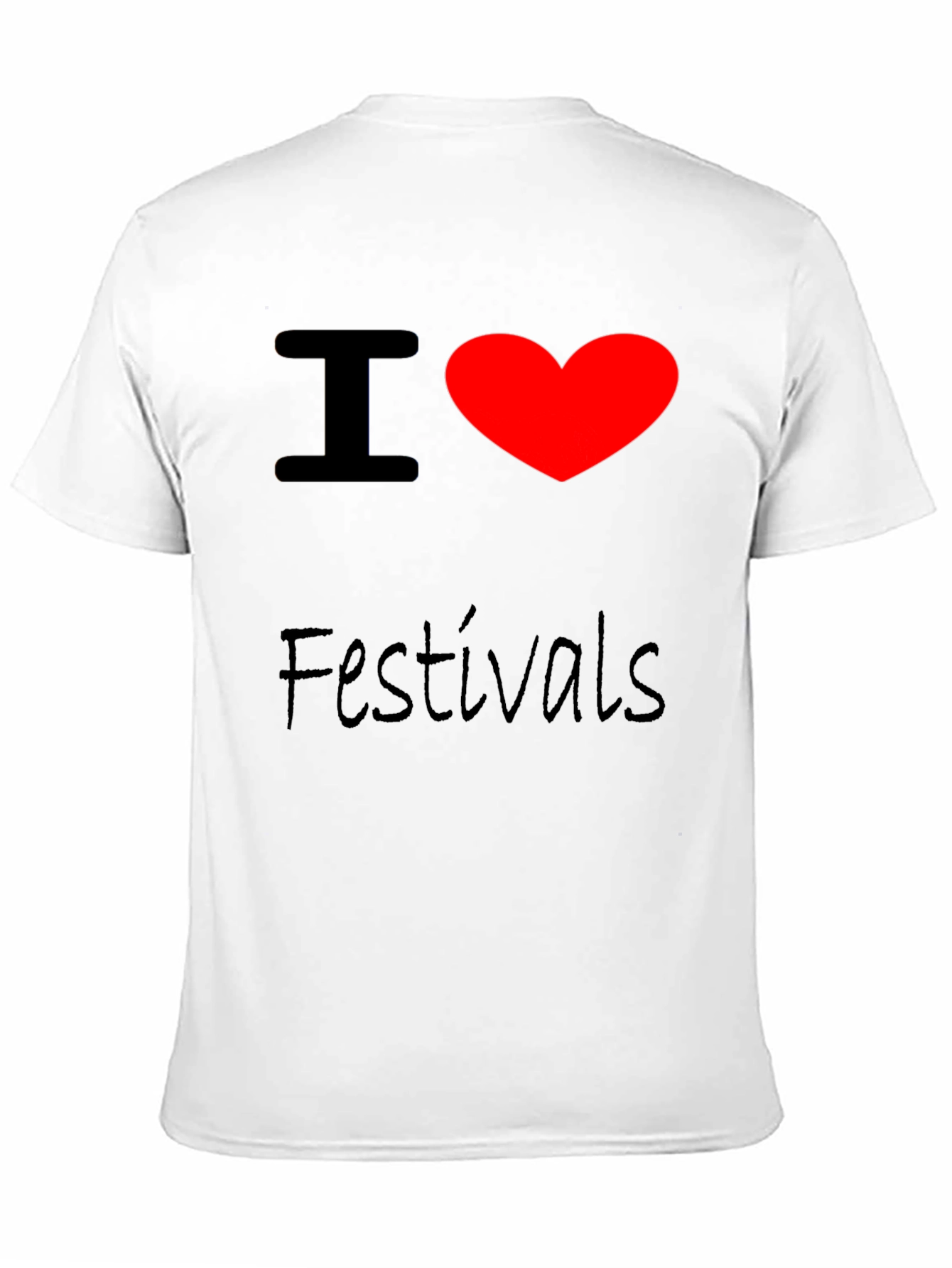 I Heart Festivals Black T-Shirt - 11