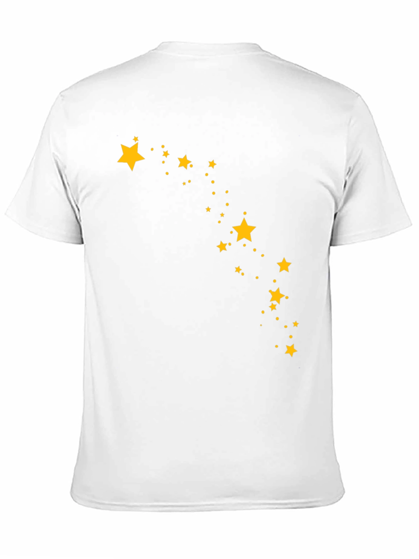 Black Black T-Shirt with Starry Design view 11