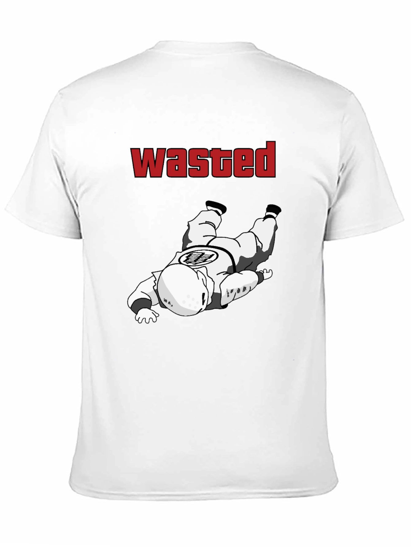 Black Wasted Goku Funny Graphic Tee - Black view 11