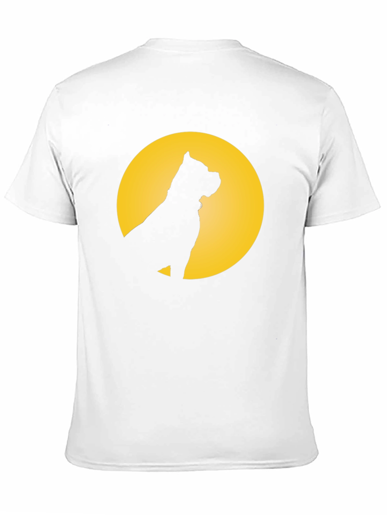 Black Dog Silhouette Graphic Tee - Black view 11