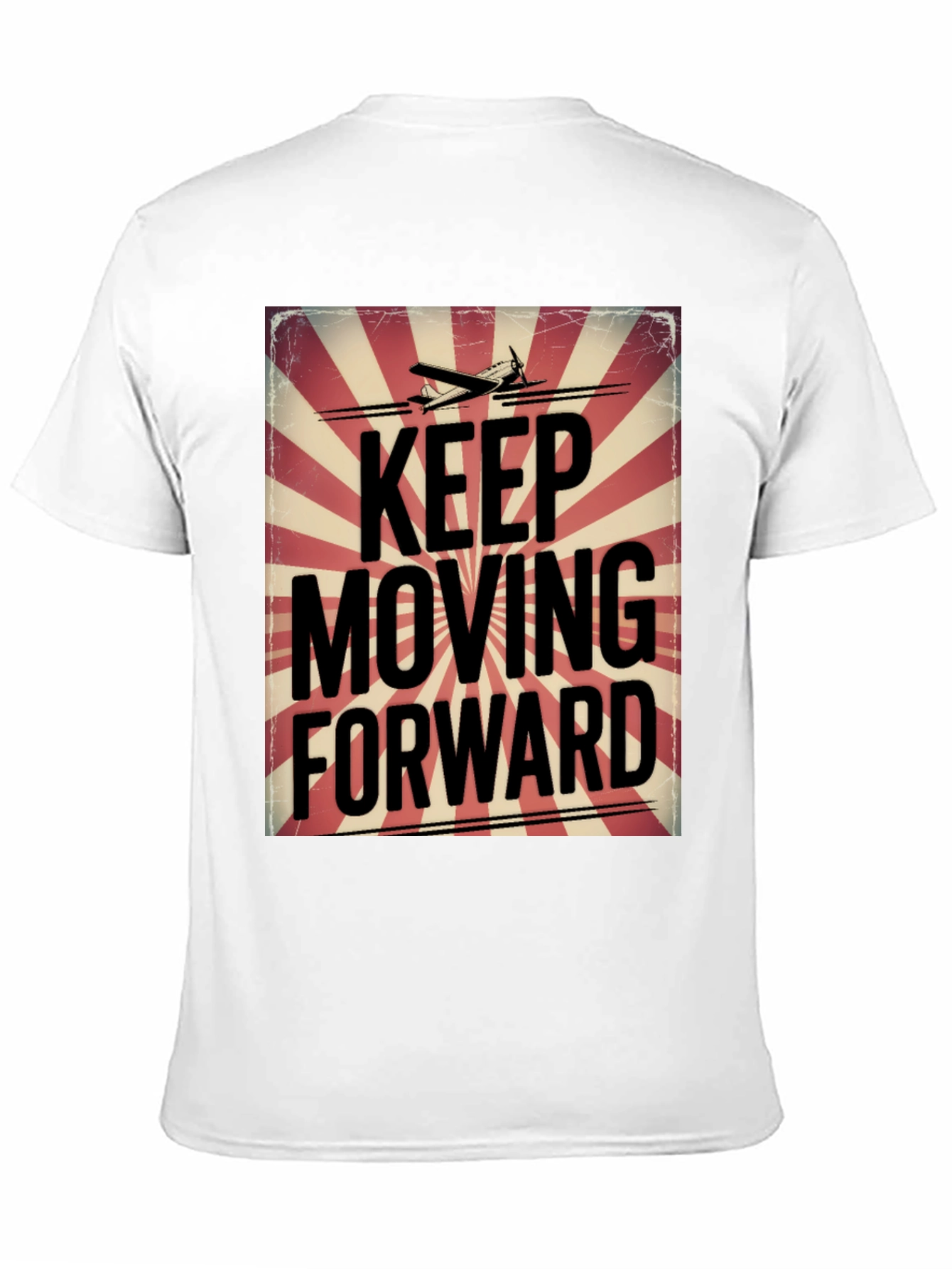Black Keep Moving Forward Graphic Tee view 11