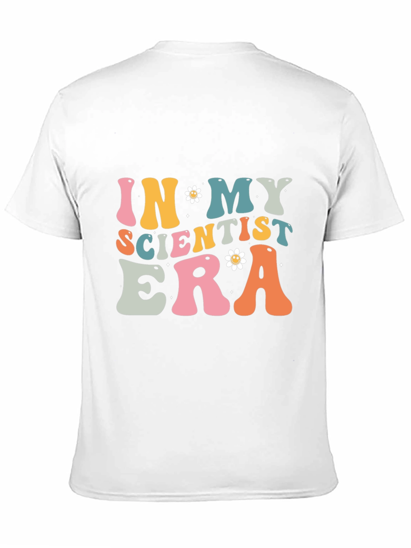 Black In My Scientist Era Black Cotton T-Shirt view 11