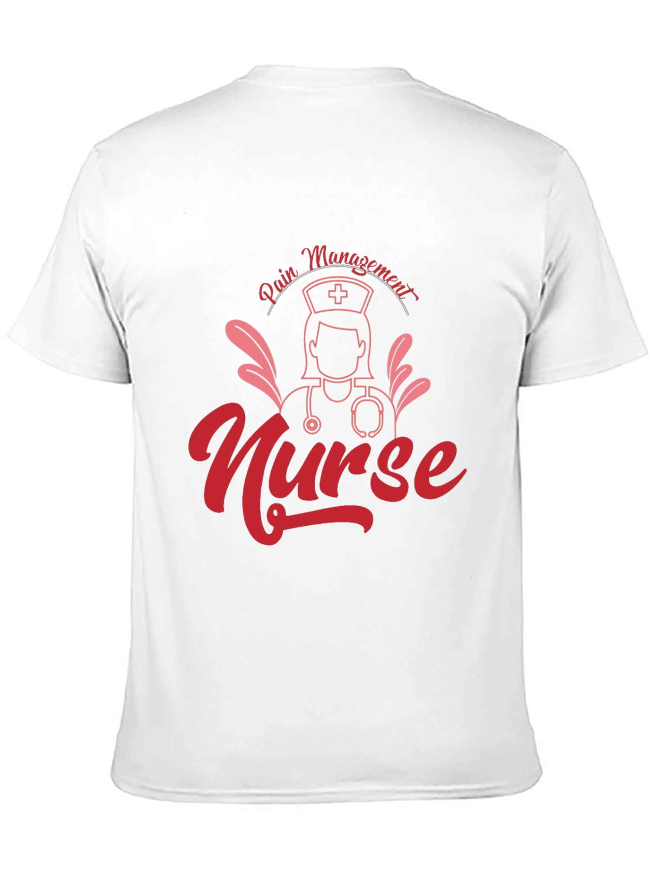 Black Pain Management Nurse T-Shirt view 11