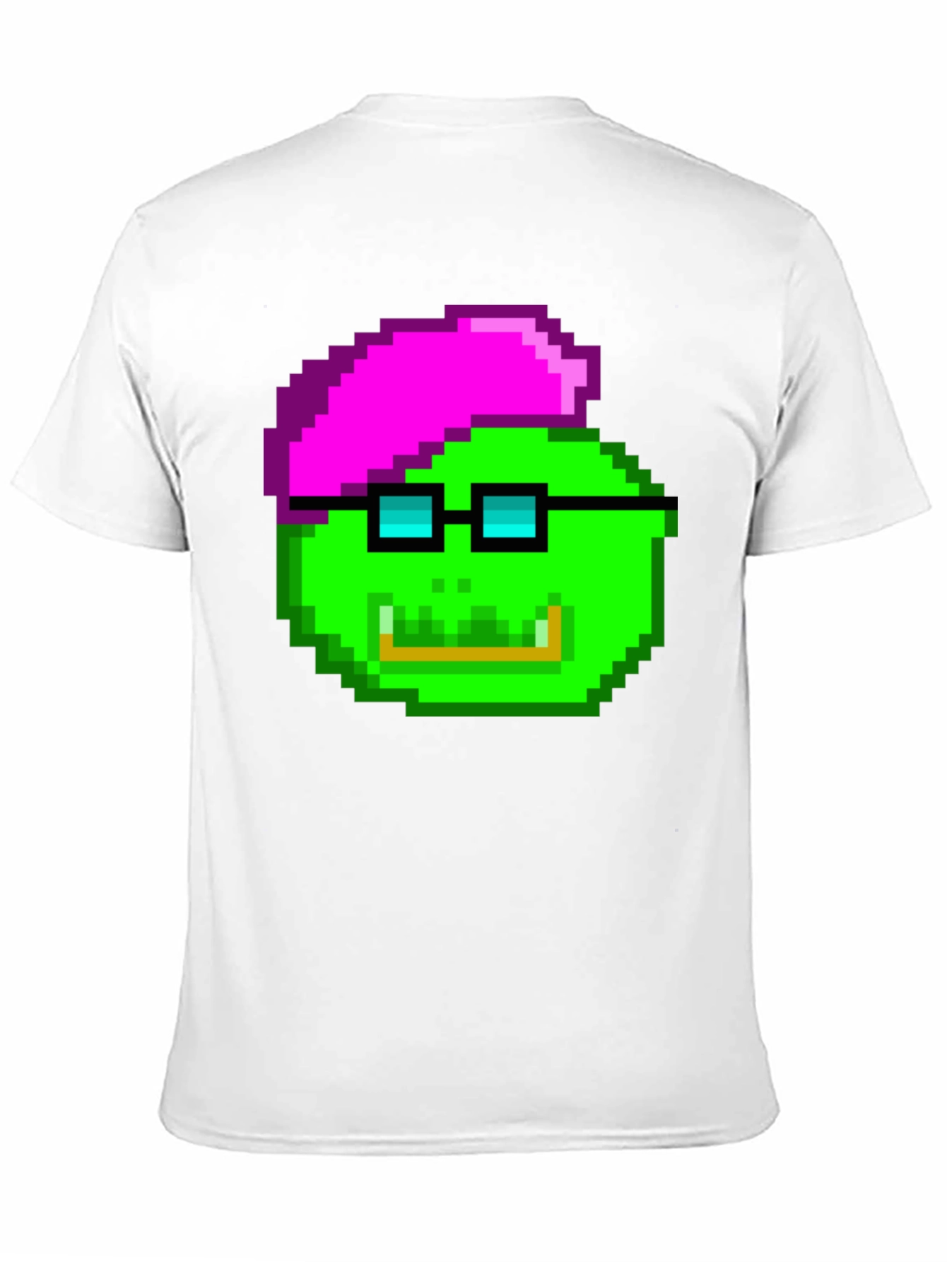 Black Pixel Art T-Shirt - Geek Chic Style view 11