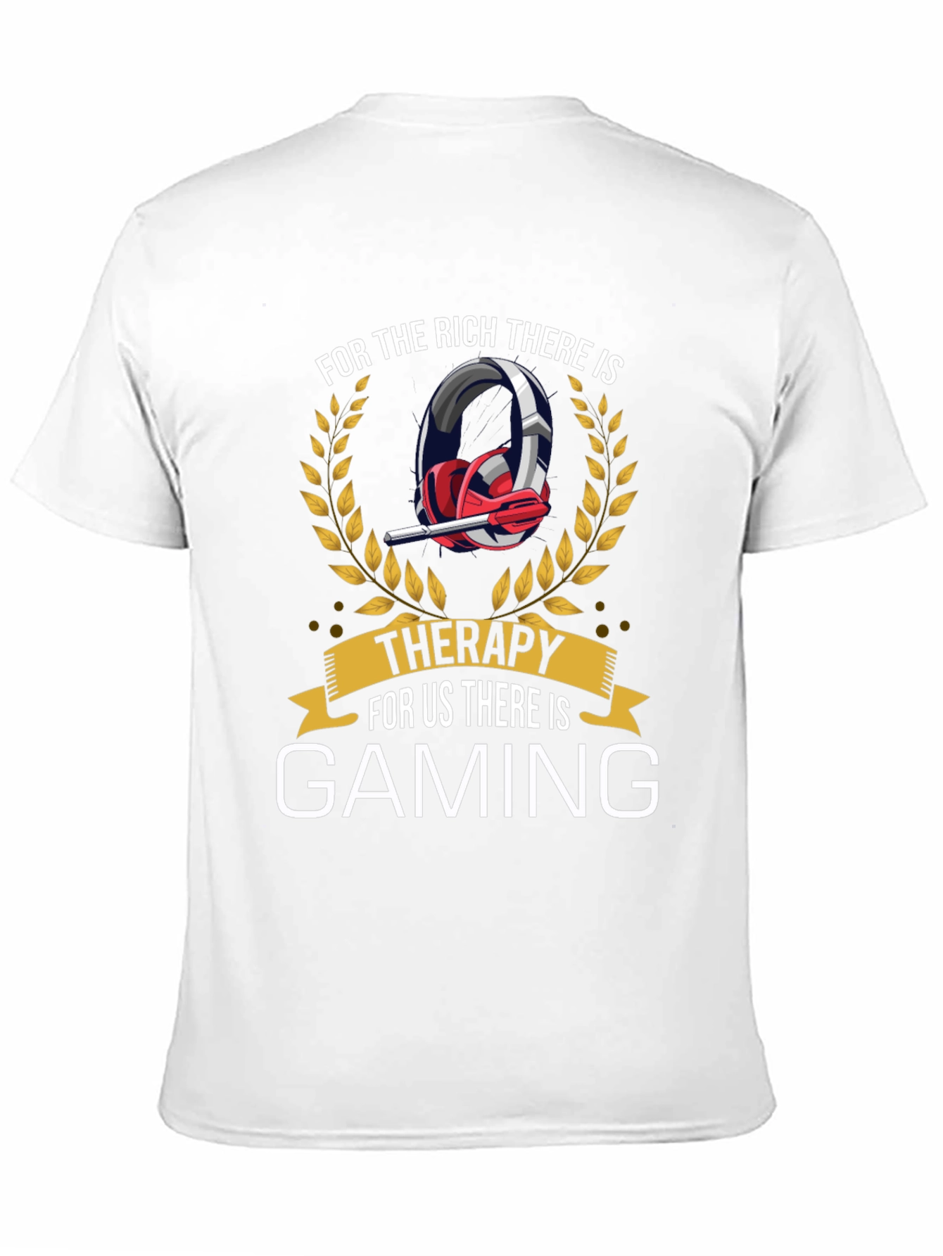 Black Gaming Therapy T-Shirt | Gamer Gift Idea view 11