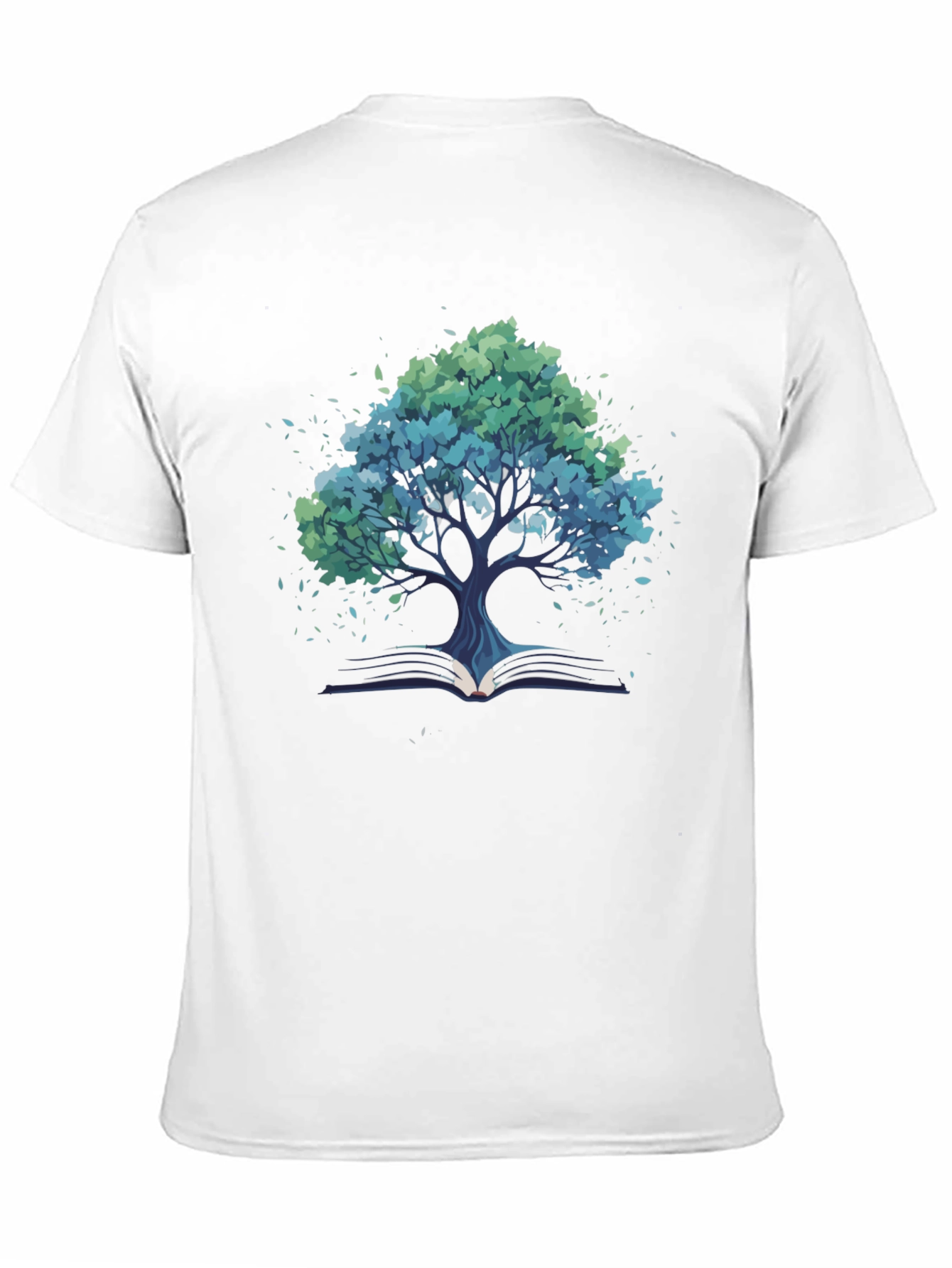 Black Tree of Knowledge Black T-Shirt - Read & Grow! view 11