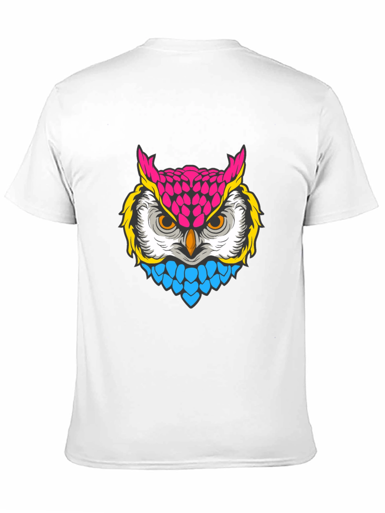 Black Neon Owl Graphic T-Shirt - Bold & Stylish view 11