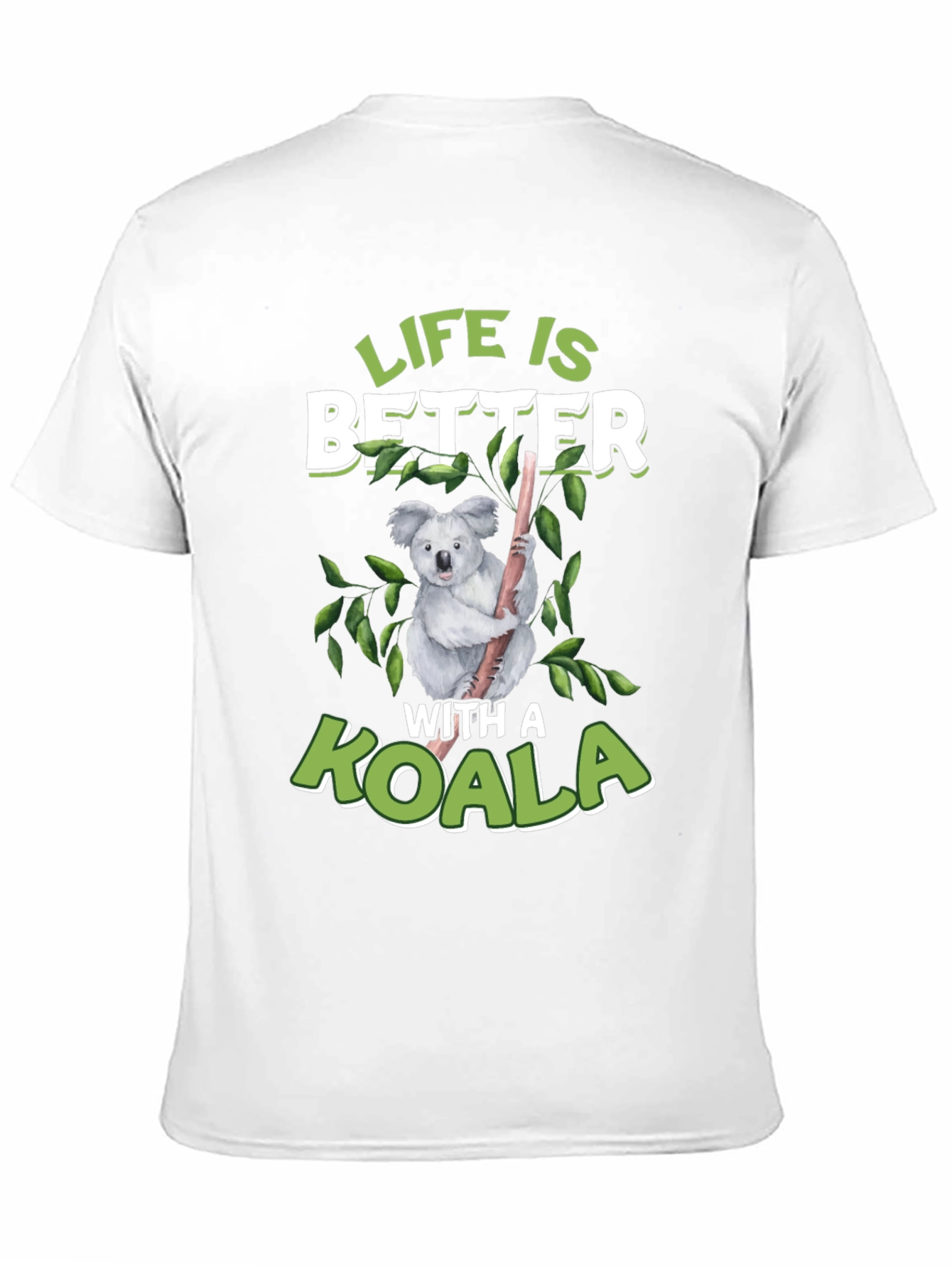 Black Life is Better With a Koala Graphic T-Shirt view 11