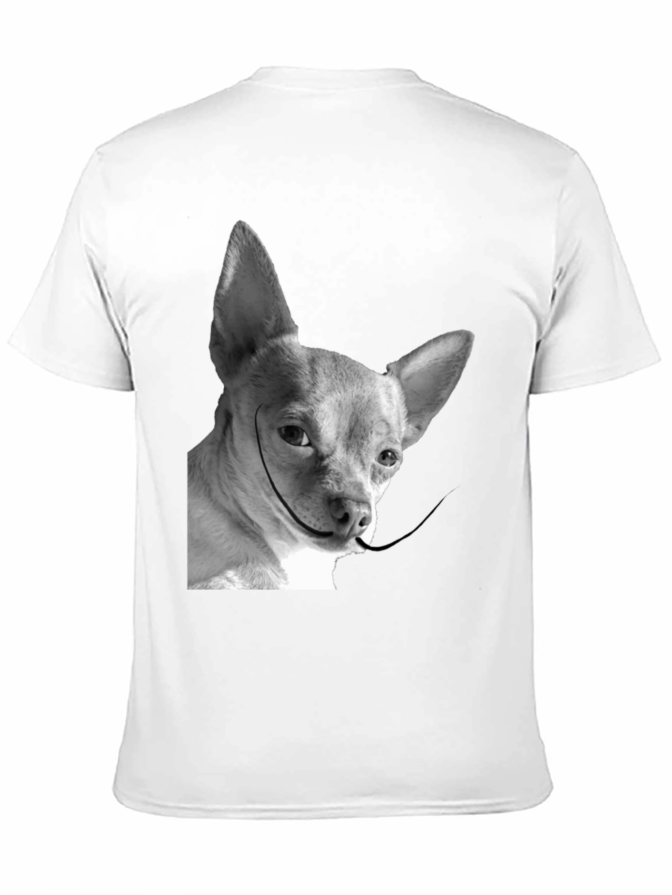 Black Dali Dog T-Shirt: Quirky Chihuahua Tee view 11