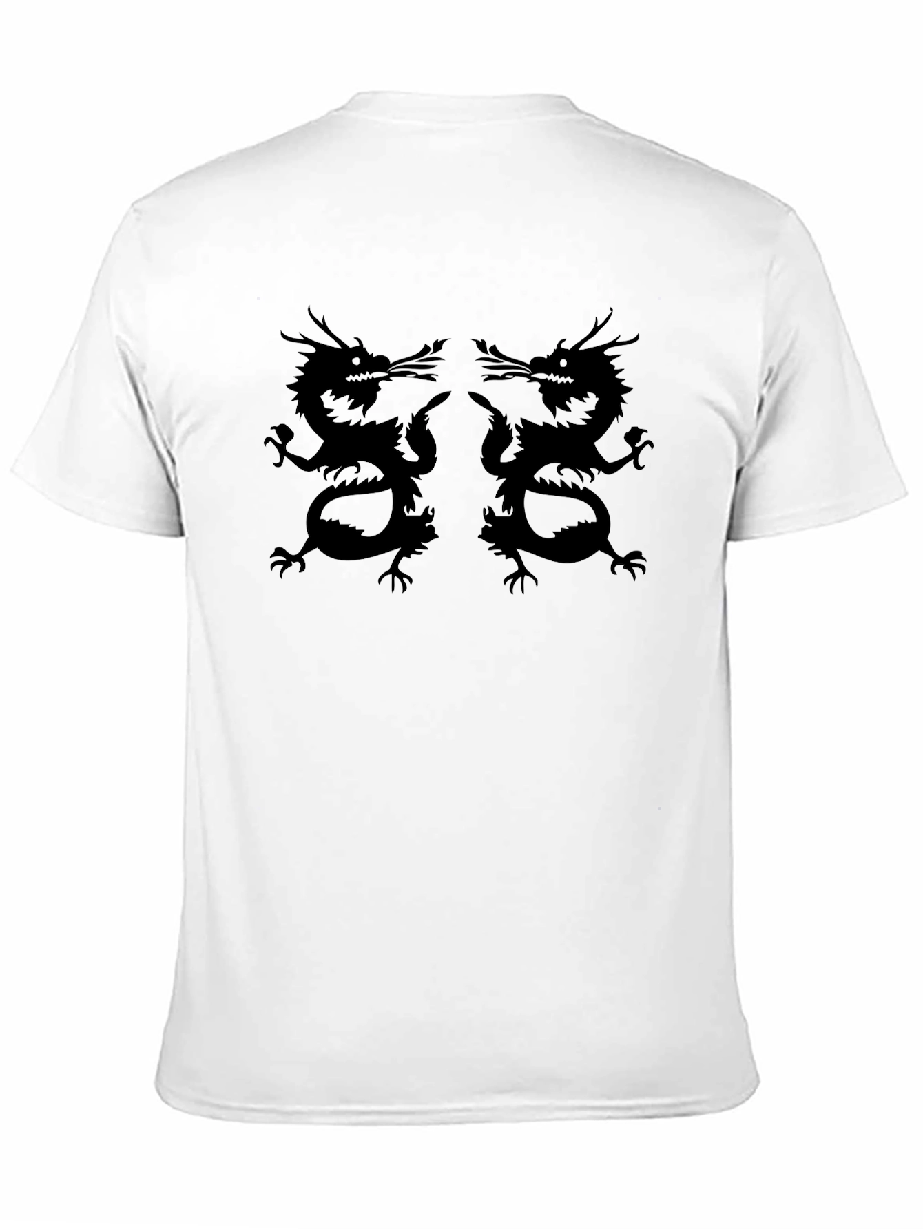 Black Dragon Graphic Print Tee - Black view 11