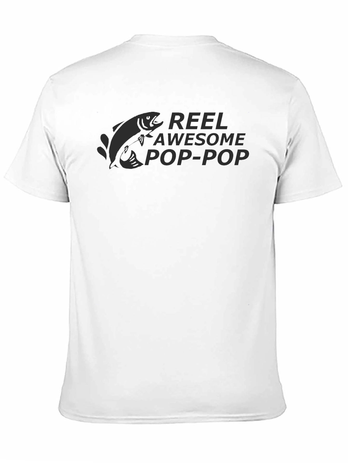 Black Reel Awesome Pop-Pop Black T-Shirt Fishing Gift view 11